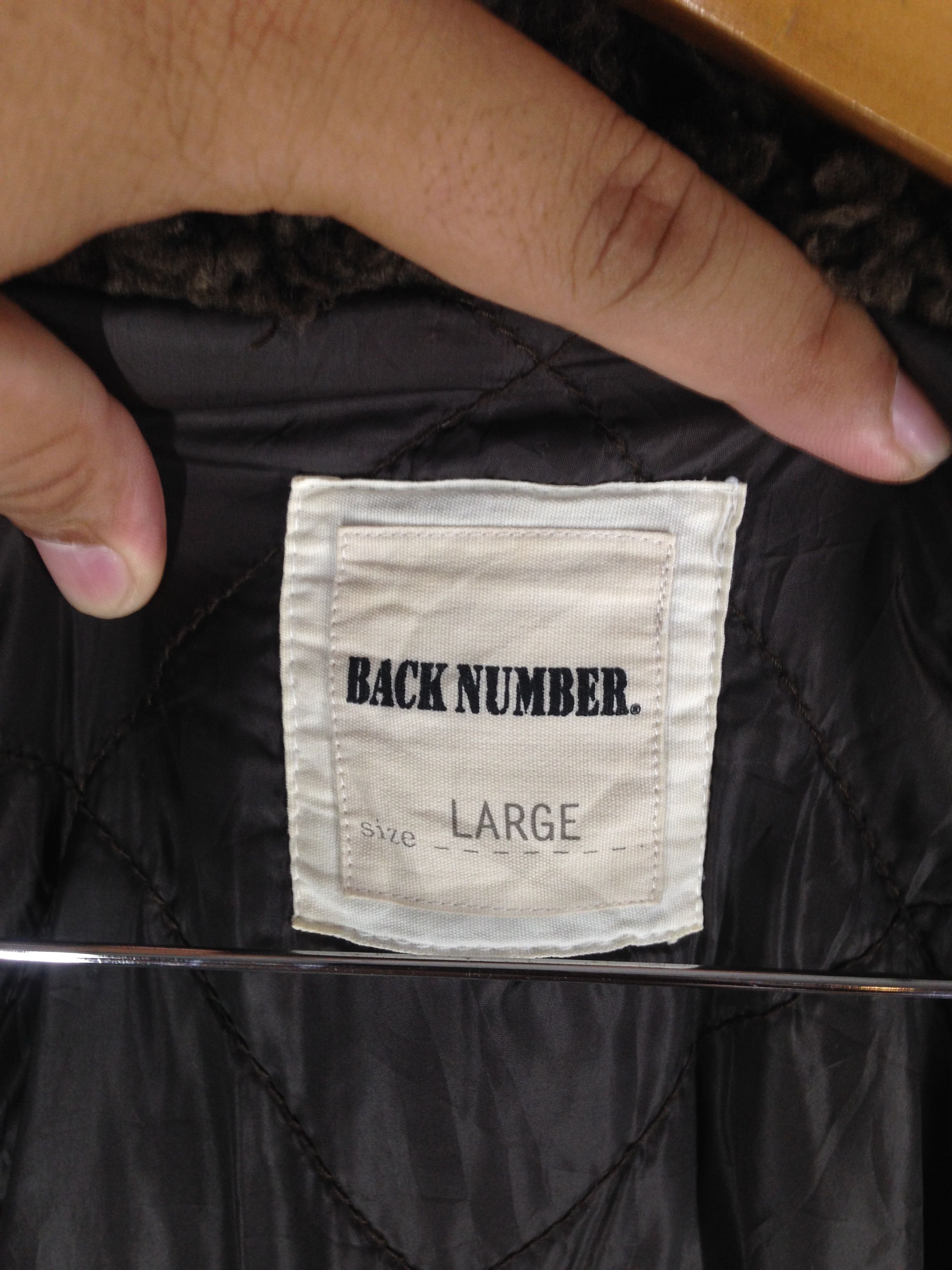 Japanese Brand Back Number Jacket Parka hoodie Japanese Brand Size US L / EU 52-54 / 3 - 6 Thumbnail