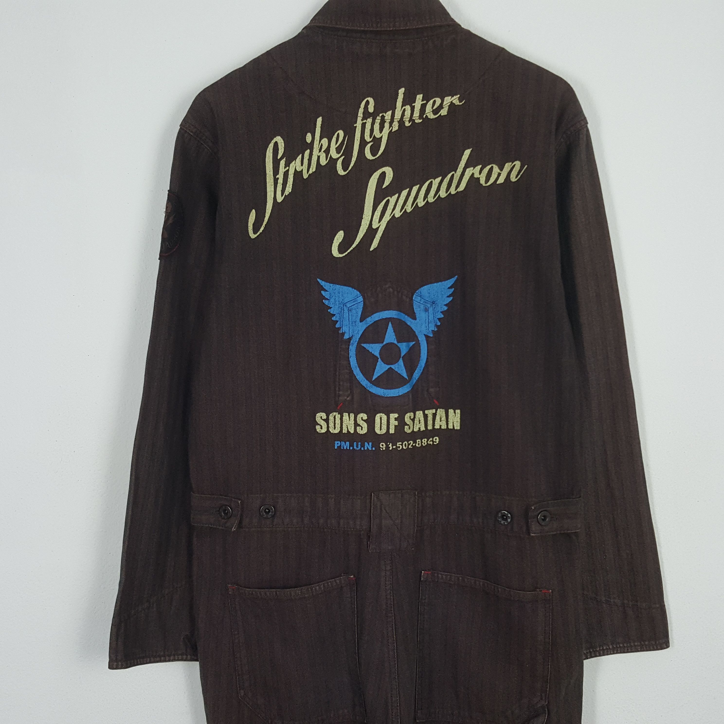 Japanese Brand × PPFM × Vintage Vintage PPFM Strike Fighter Squadron Jumpsuit Jacket Size US M / EU 48-50 / 2 - 2 Thumbnail