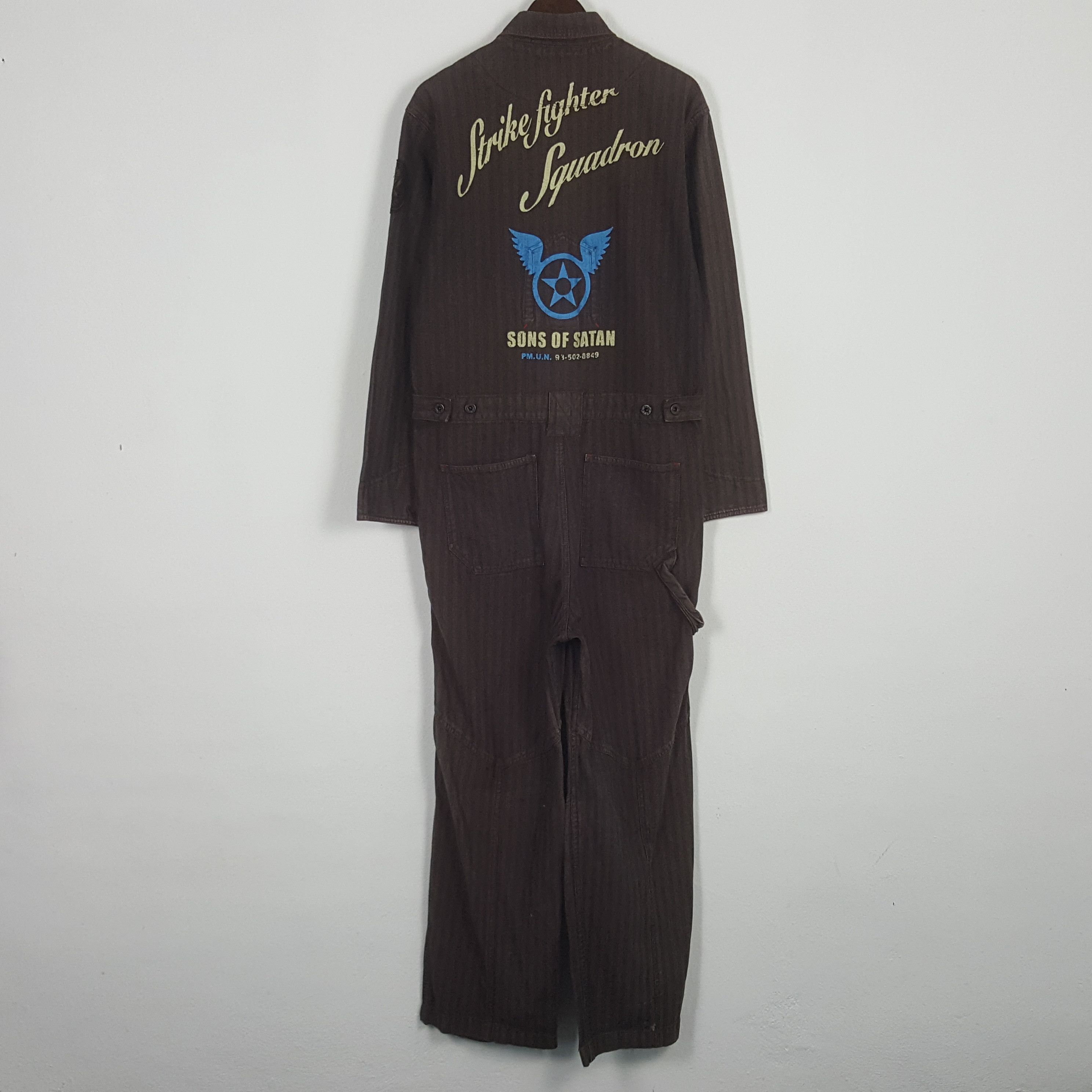 Japanese Brand × PPFM × Vintage Vintage PPFM Strike Fighter Squadron Jumpsuit Jacket Size US M / EU 48-50 / 2 - 1 Thumbnail