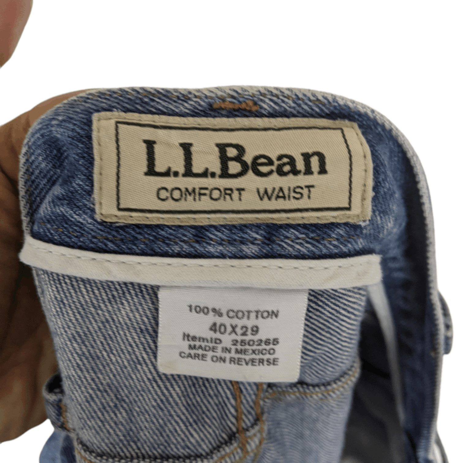 L.L. Bean 2000's LL BEAN Jeans Pant Comfort Waist Size US 40 / EU 56 - 11 Thumbnail