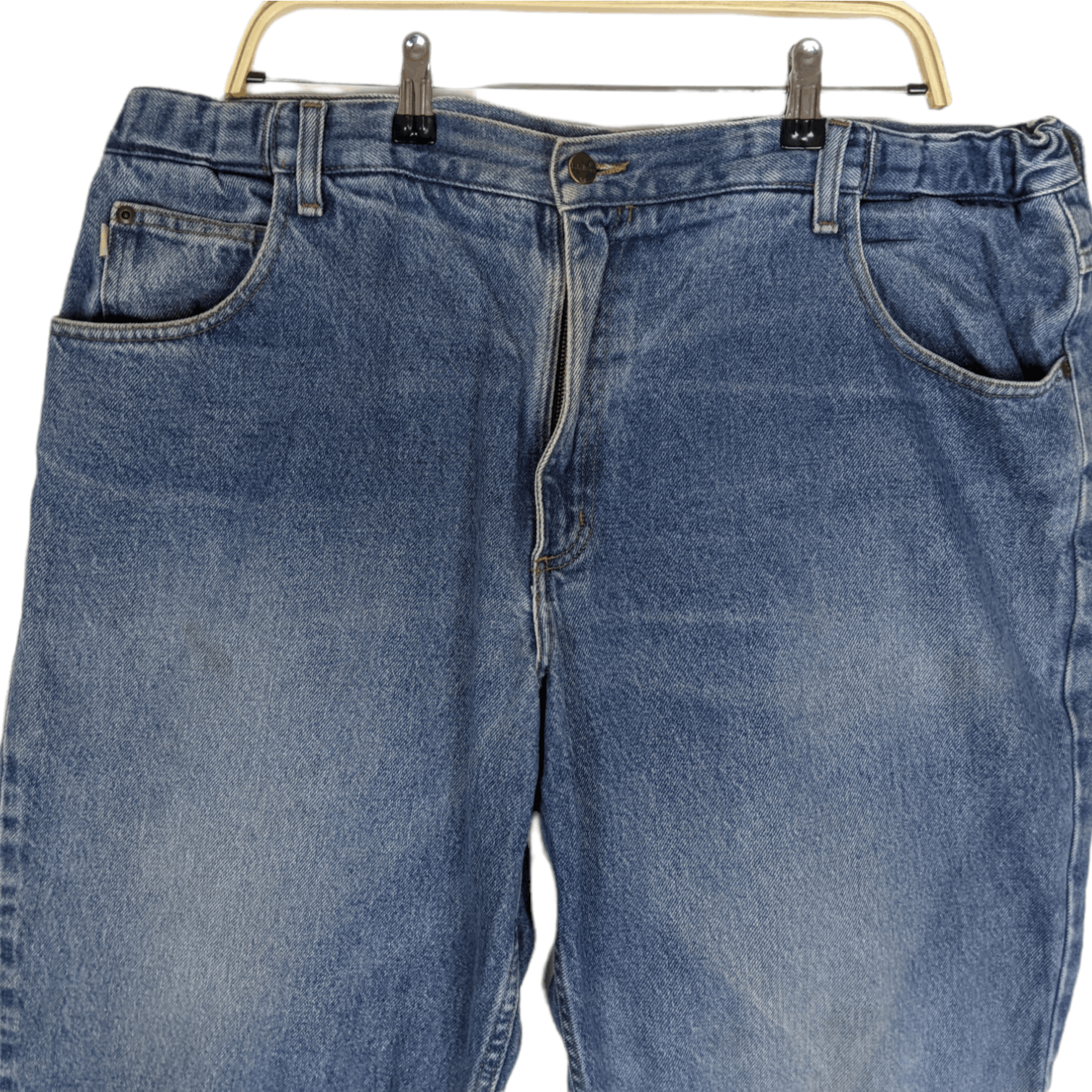 L.L. Bean 2000's LL BEAN Jeans Pant Comfort Waist Size US 40 / EU 56 - 4 Thumbnail