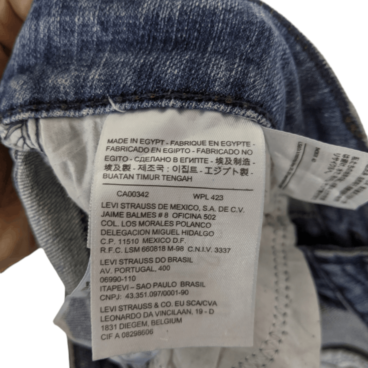 Levi's × Levi's Vintage Clothing 2000's LEVI's Jeans Pant Mid Rise Skinny Size US 31 - 12 Thumbnail