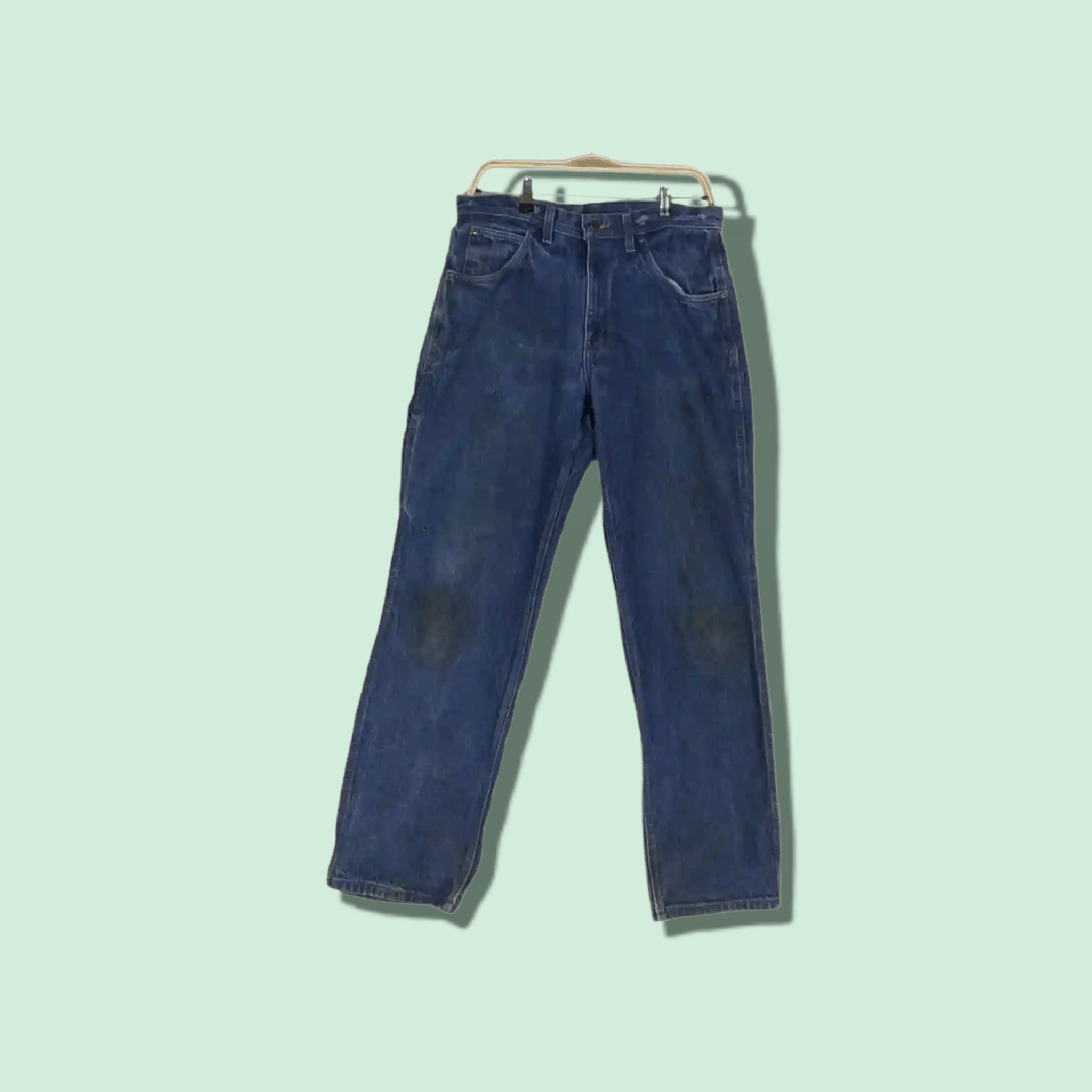 Japanese Brand 2000's KEY Jeans Carpenter Denim Pant Size US 31 - 1 Thumbnail