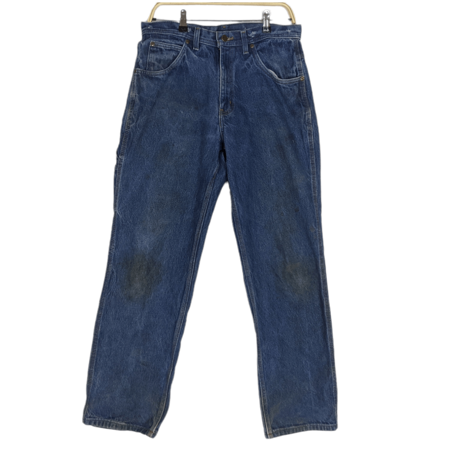 Japanese Brand 2000's KEY Jeans Carpenter Denim Pant Size US 31 - 2 Thumbnail
