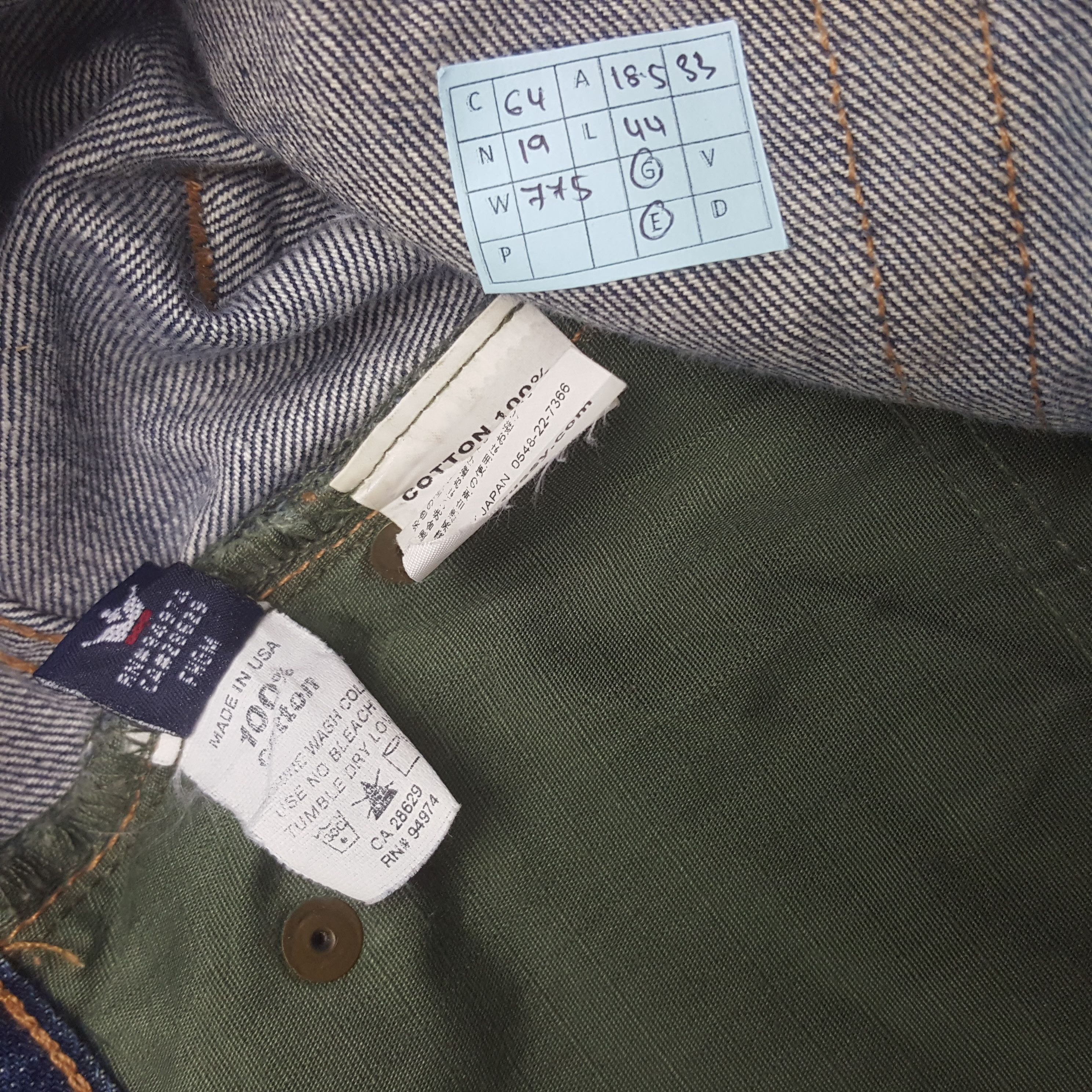 Stussy × Vintage Vintage Stussy USA Custom Blues Logo Design Denim Jeans Size US 37 - 13 Thumbnail