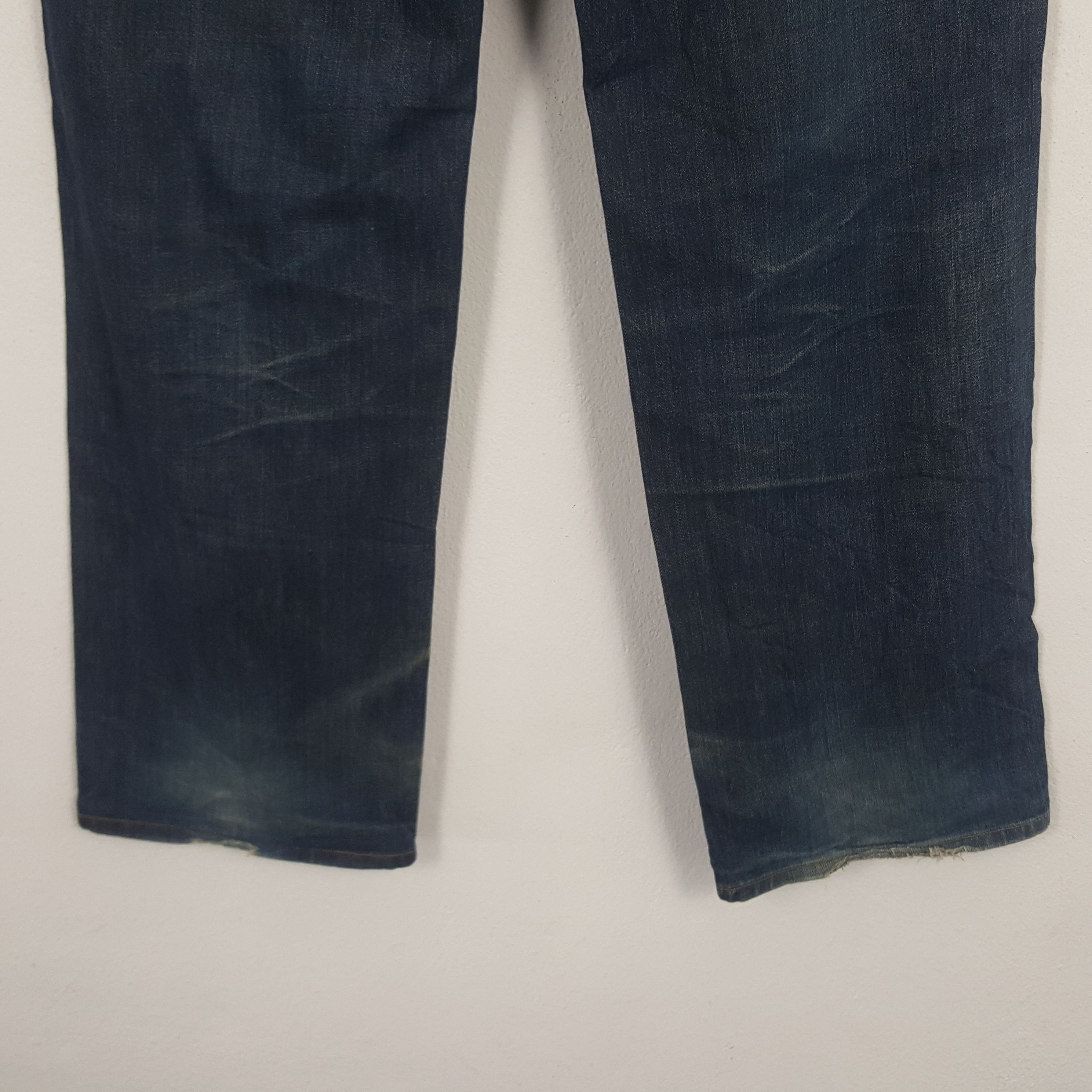 Stussy × Vintage Vintage Stussy USA Custom Blues Logo Design Denim Jeans Size US 37 - 3 Thumbnail