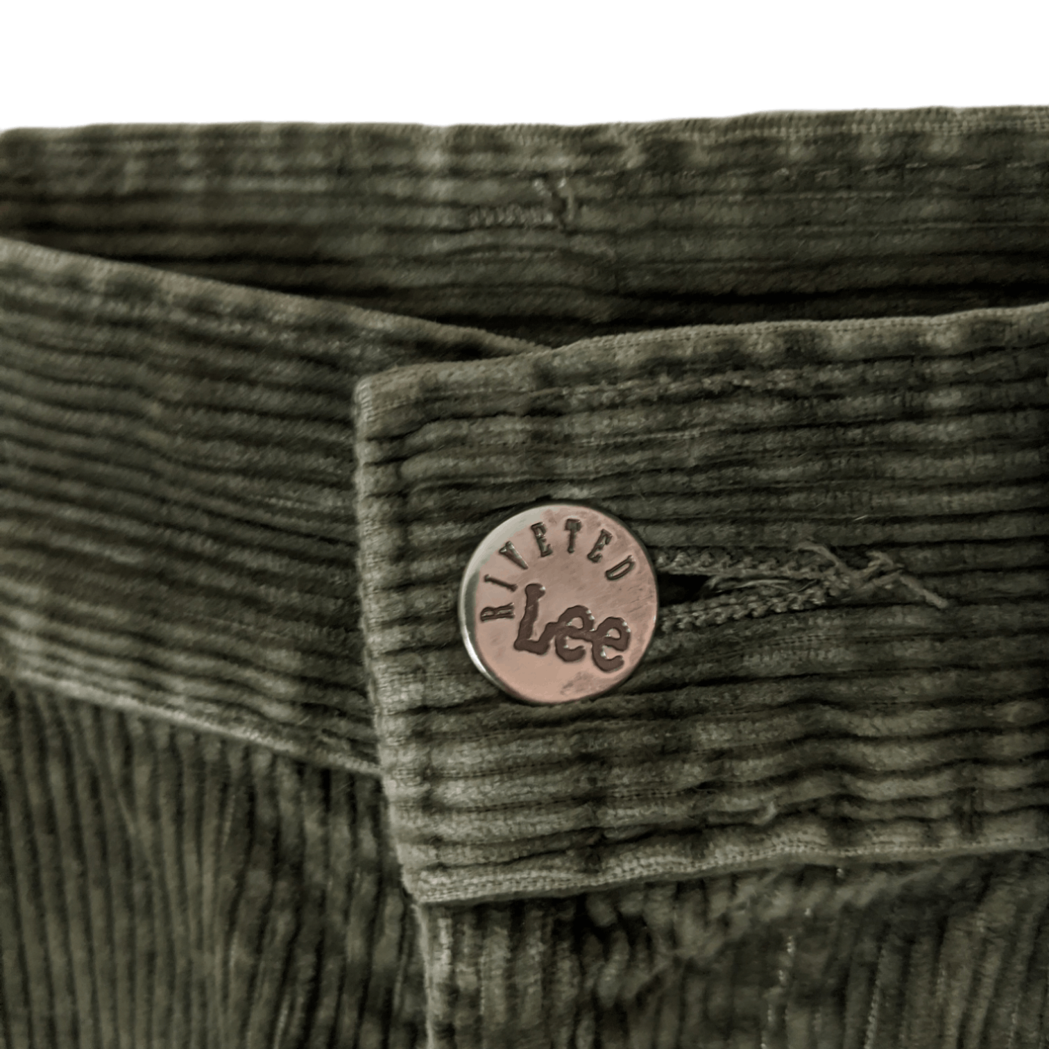 Lee 2000's LEE Riveted Corduroy Jeans Pant Size US 31 - 7 Thumbnail