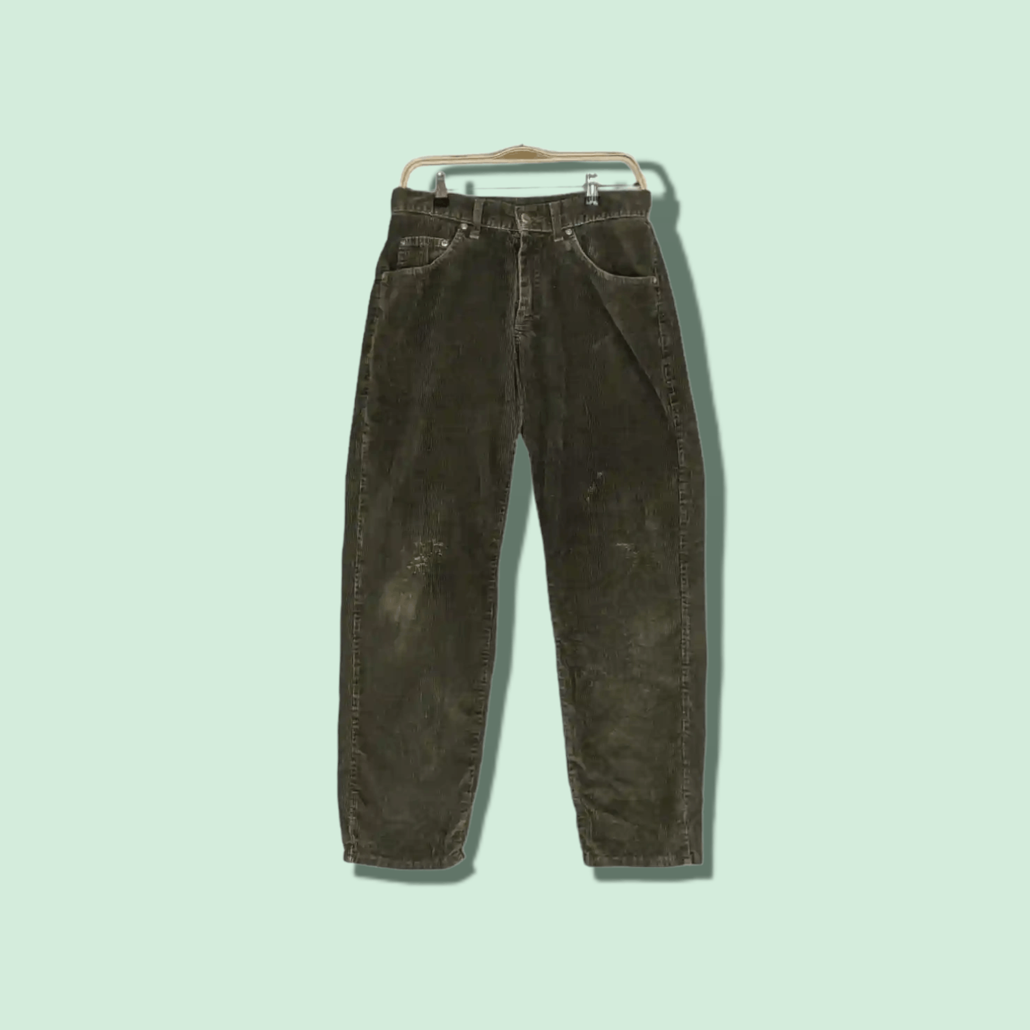 Lee 2000's LEE Riveted Corduroy Jeans Pant Size US 31 - 1 Thumbnail