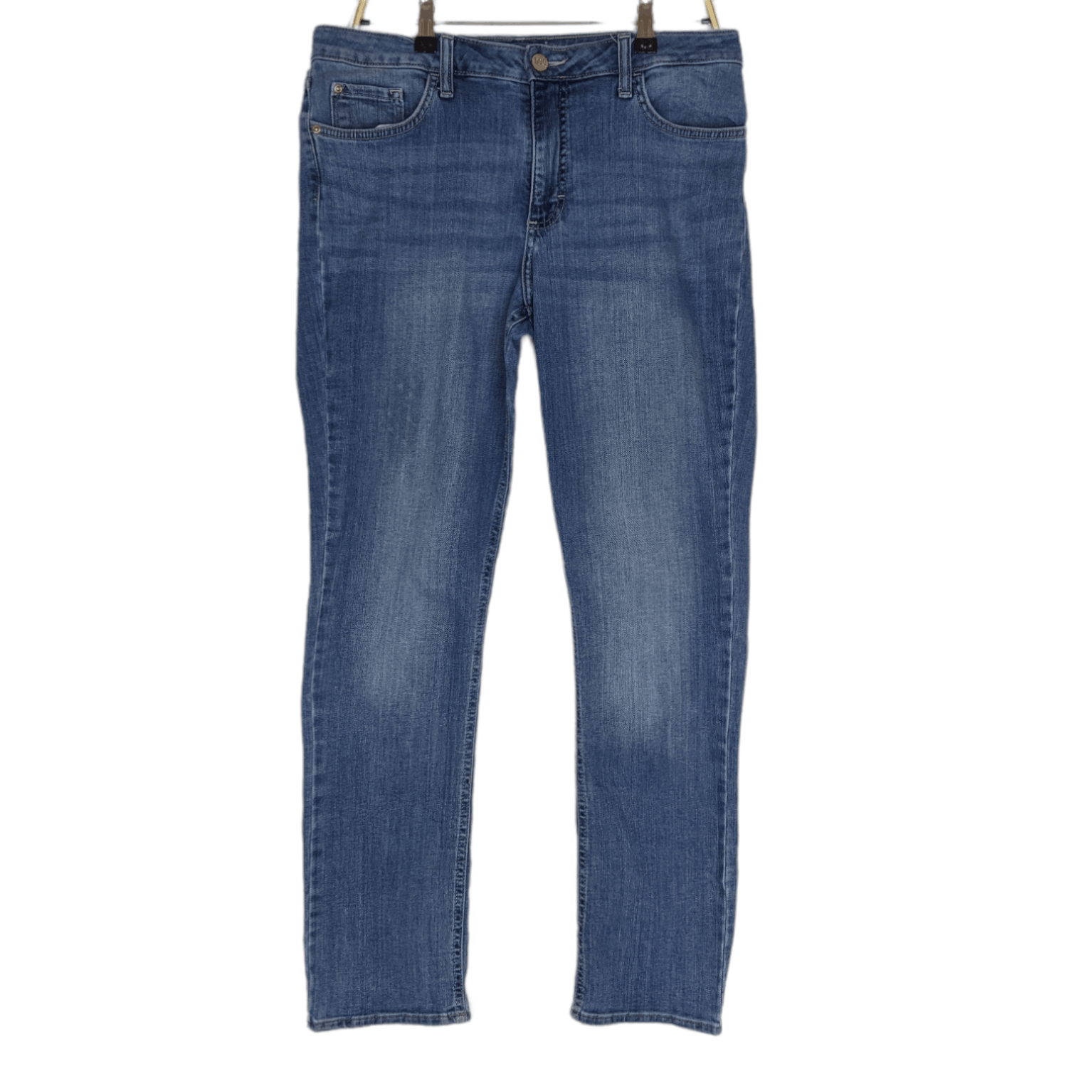 Lee 2000's LEE Jeans Stretchable Pant Regular Fit Straight Leg Size US 33 - 2 Thumbnail