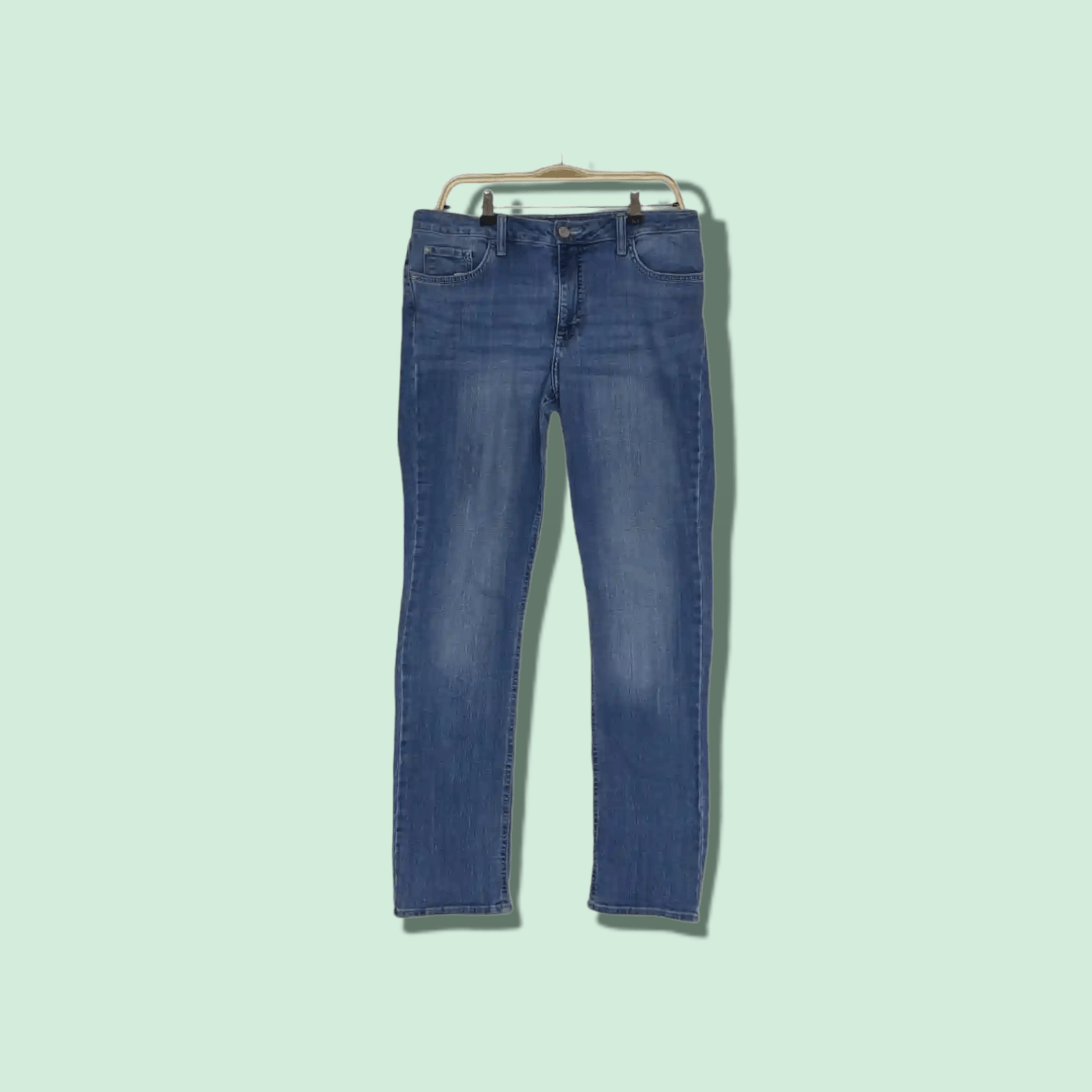 Lee 2000's LEE Jeans Stretchable Pant Regular Fit Straight Leg Size US 33 - 1 Thumbnail