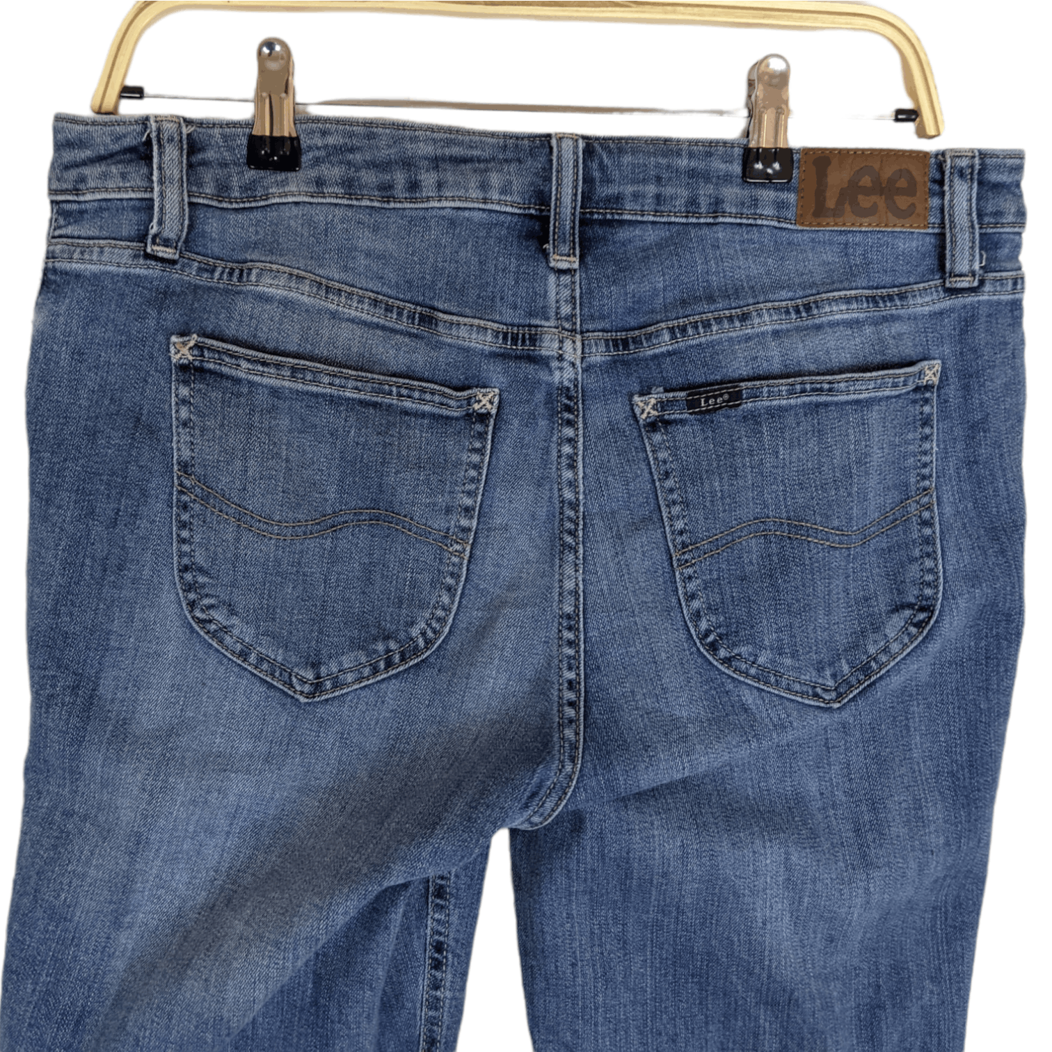 Lee 2000's LEE Jeans Stretchable Pant Regular Fit Straight Leg Size US 33 - 6 Thumbnail