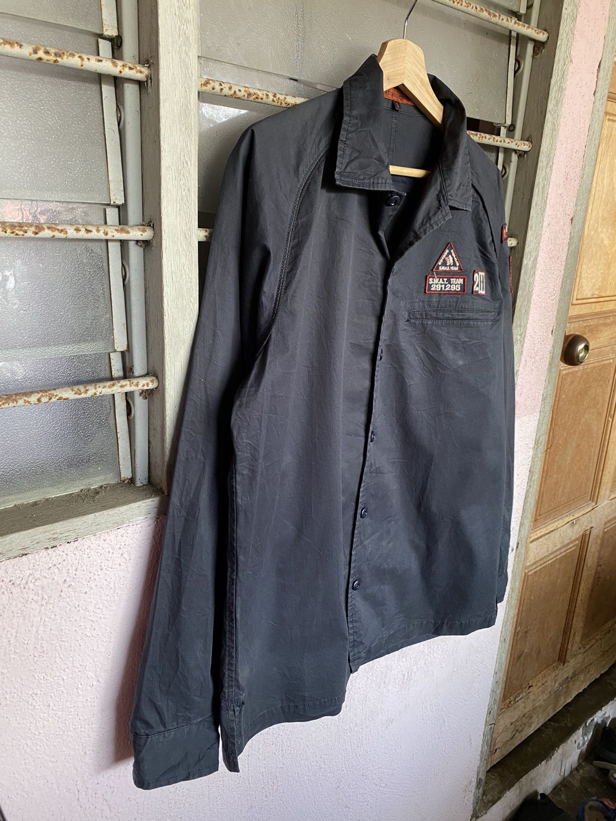 Japanese Brand 291295=Homme Military Uniform Shirt Size US L / EU 52-54 / 3 - 4 Thumbnail