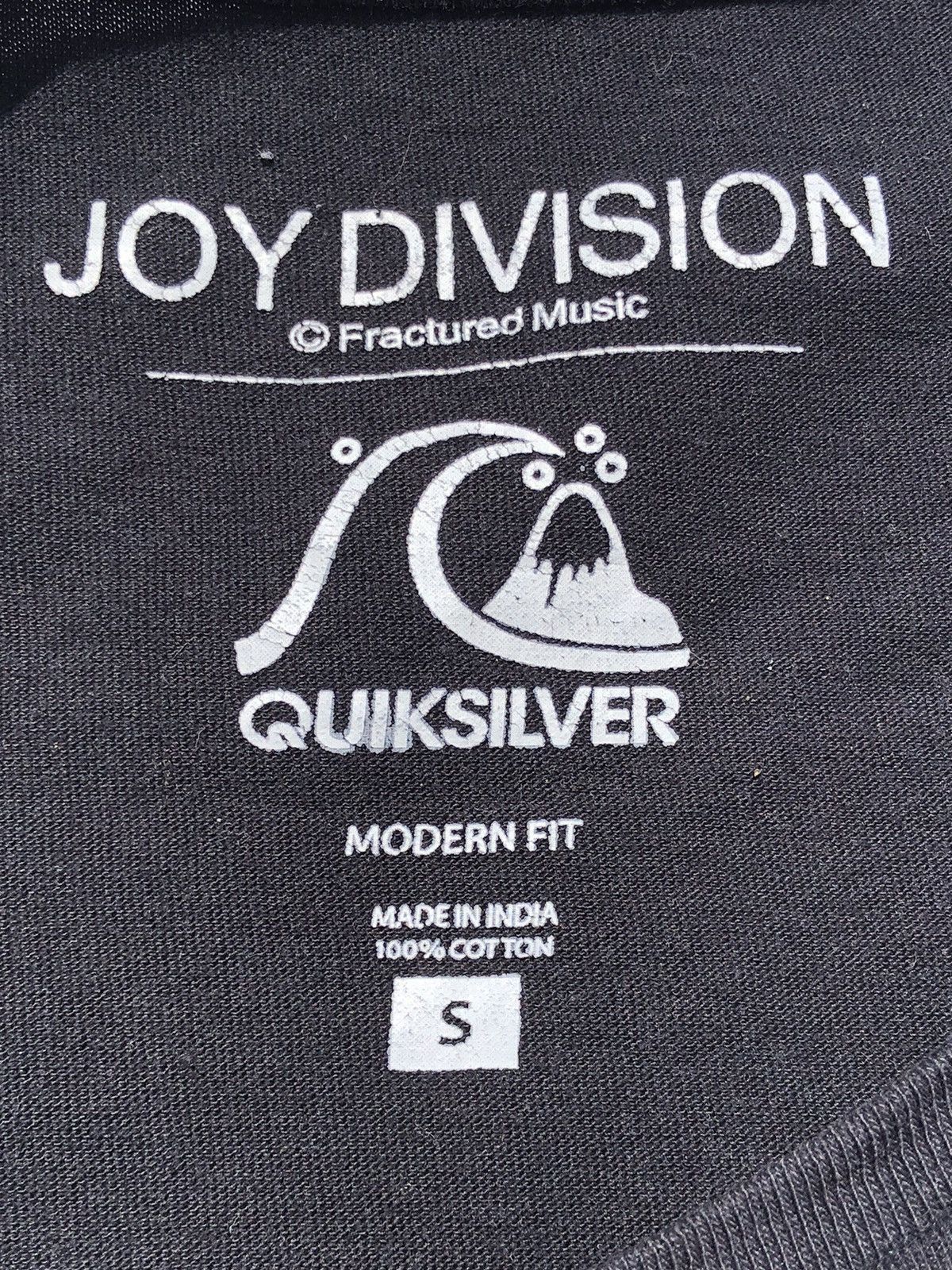 Band Tees Joy Division Quiksilver Band Tee (New Order Sex Pistols) Size US S / EU 44-46 / 1 - 7 Thumbnail