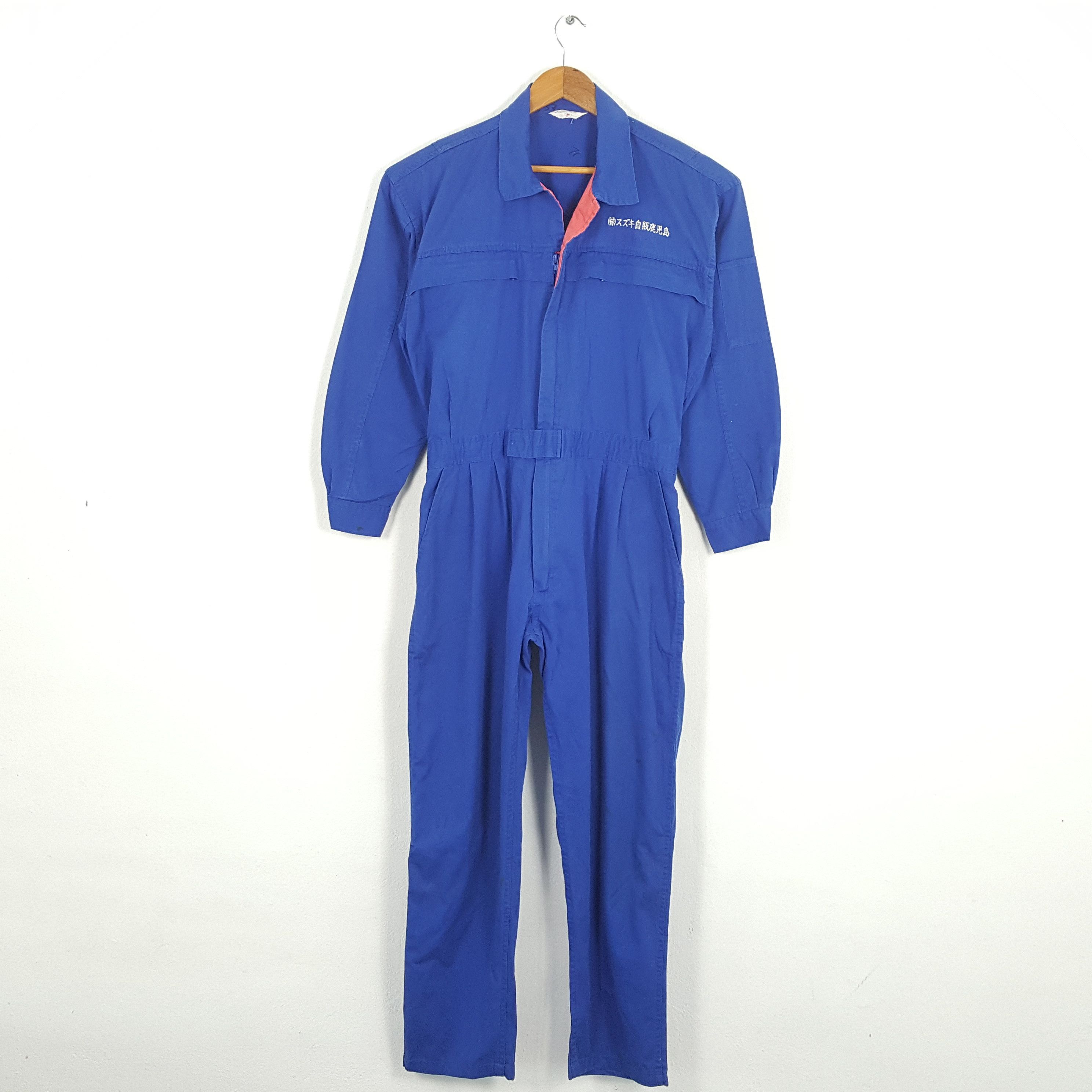 Japanese Brand × Vintage Vintage SUZUKI TECHNICAL STAFF Racing Team Coverall Jacket Size US M / EU 48-50 / 2 - 4 Thumbnail