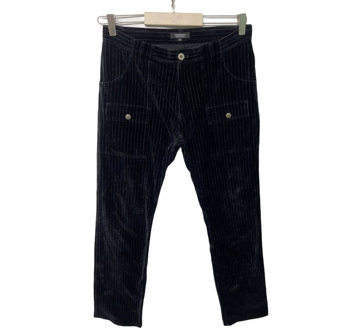 Burberry × Designer Very Rare🔥Burberry Black Label VELVET Bush Pants Size US 30 / EU 46 - 1 Thumbnail