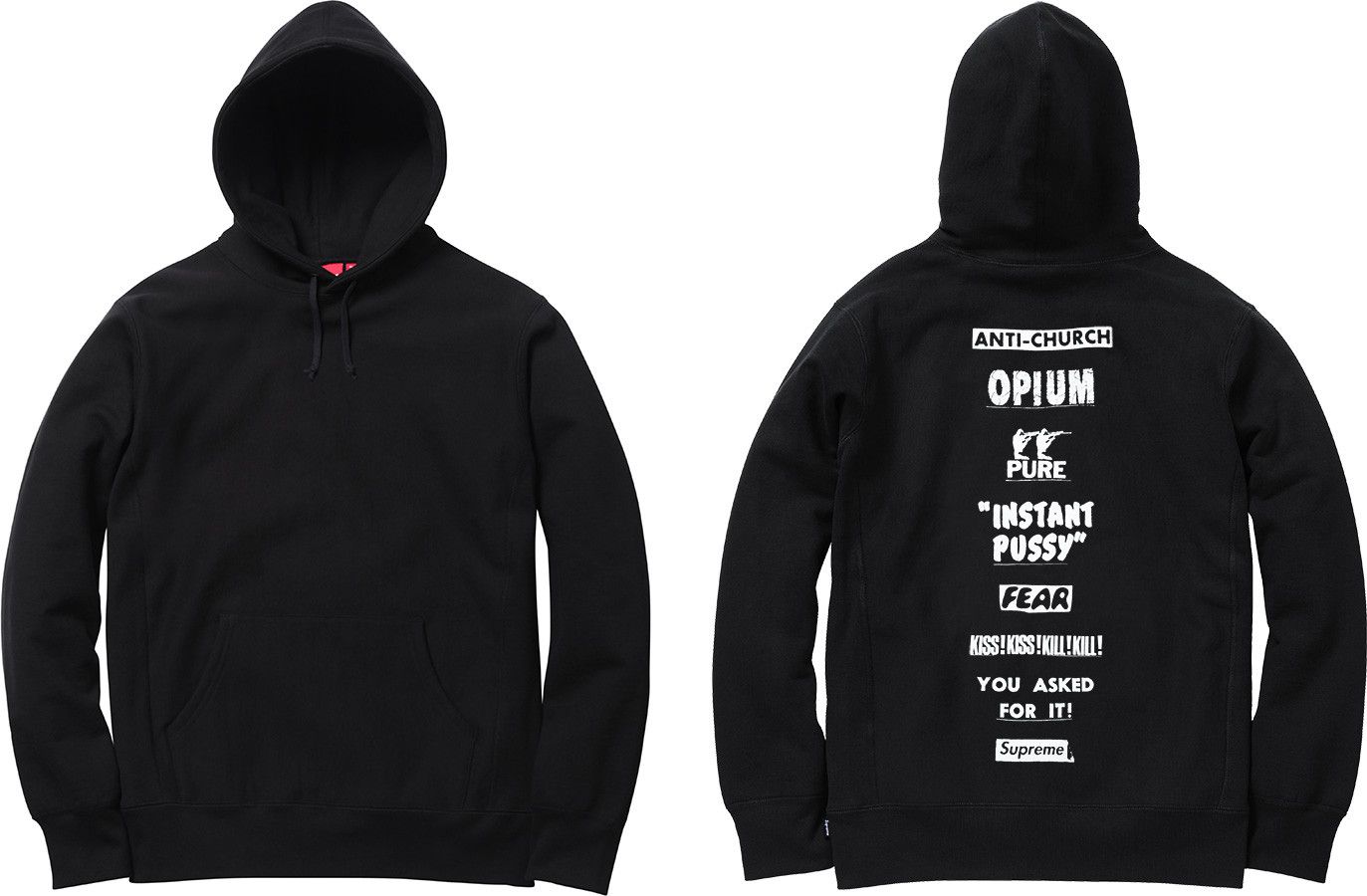 Sweat Shirt Supreme Pure Fear Hoodie Supreme Stronger Than Fear 