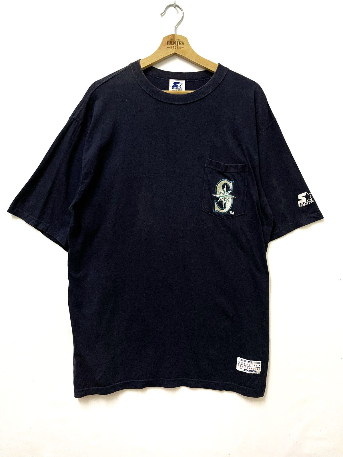 Japanese Brand × Starter × Vintage Vintage Starter Small Logo T-shirt Navy Large Size US L / EU 52-54 / 3 - 1 Thumbnail