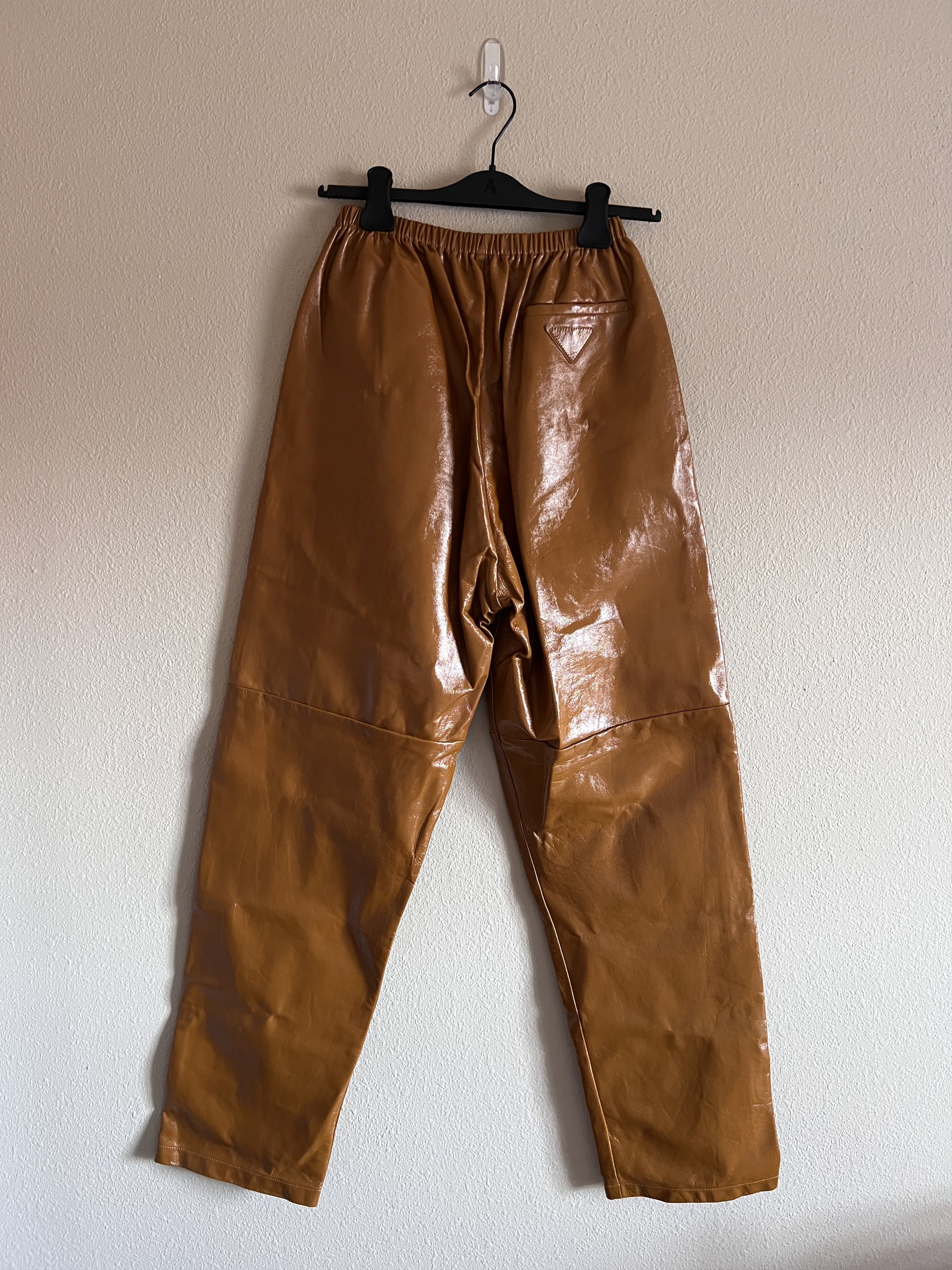 Prada Prada Runway Leather Pants in Caramel Size US 30 / EU 46 - 5 Thumbnail
