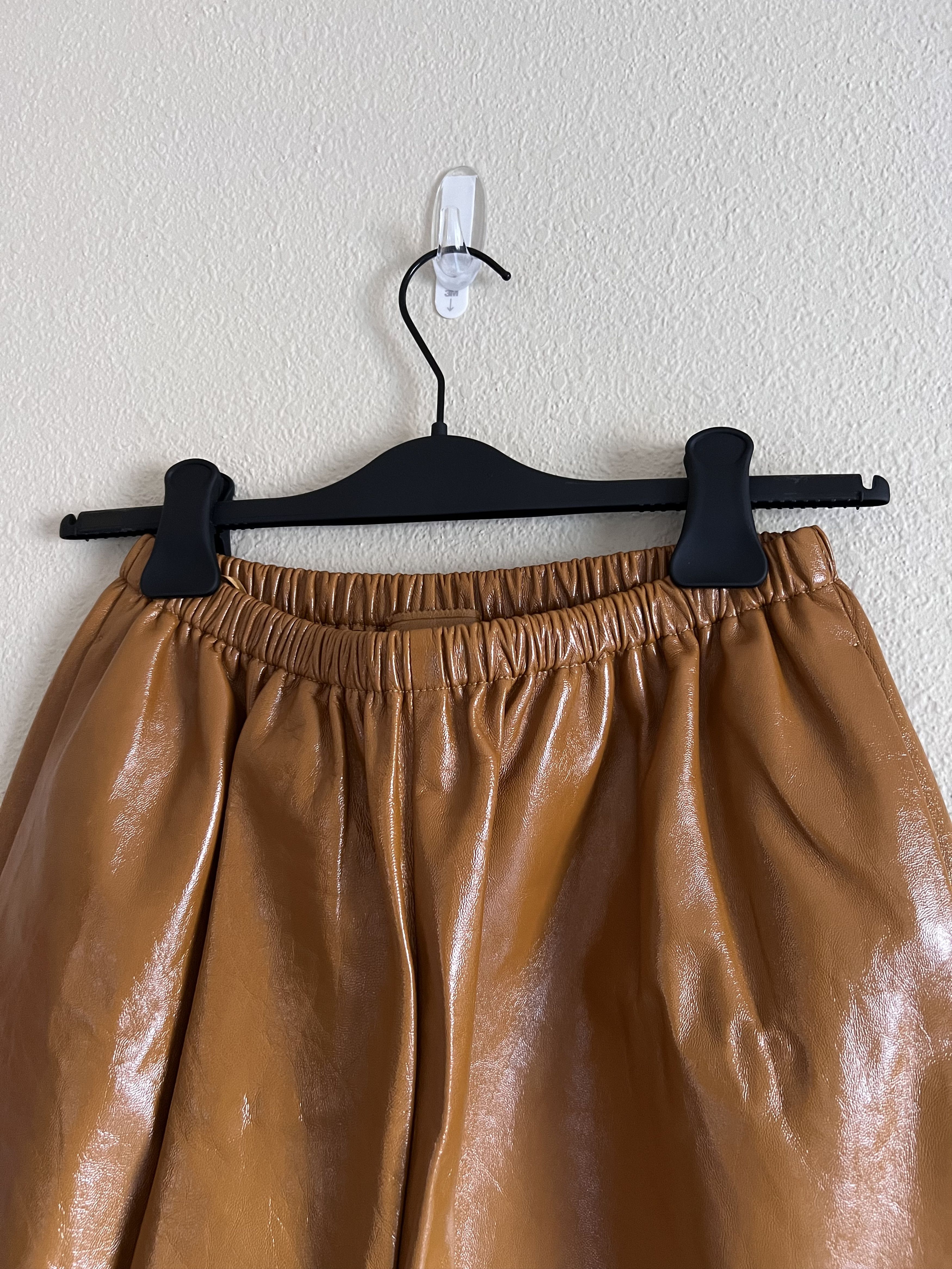 Prada Prada Runway Leather Pants in Caramel Size US 30 / EU 46 - 2 Thumbnail