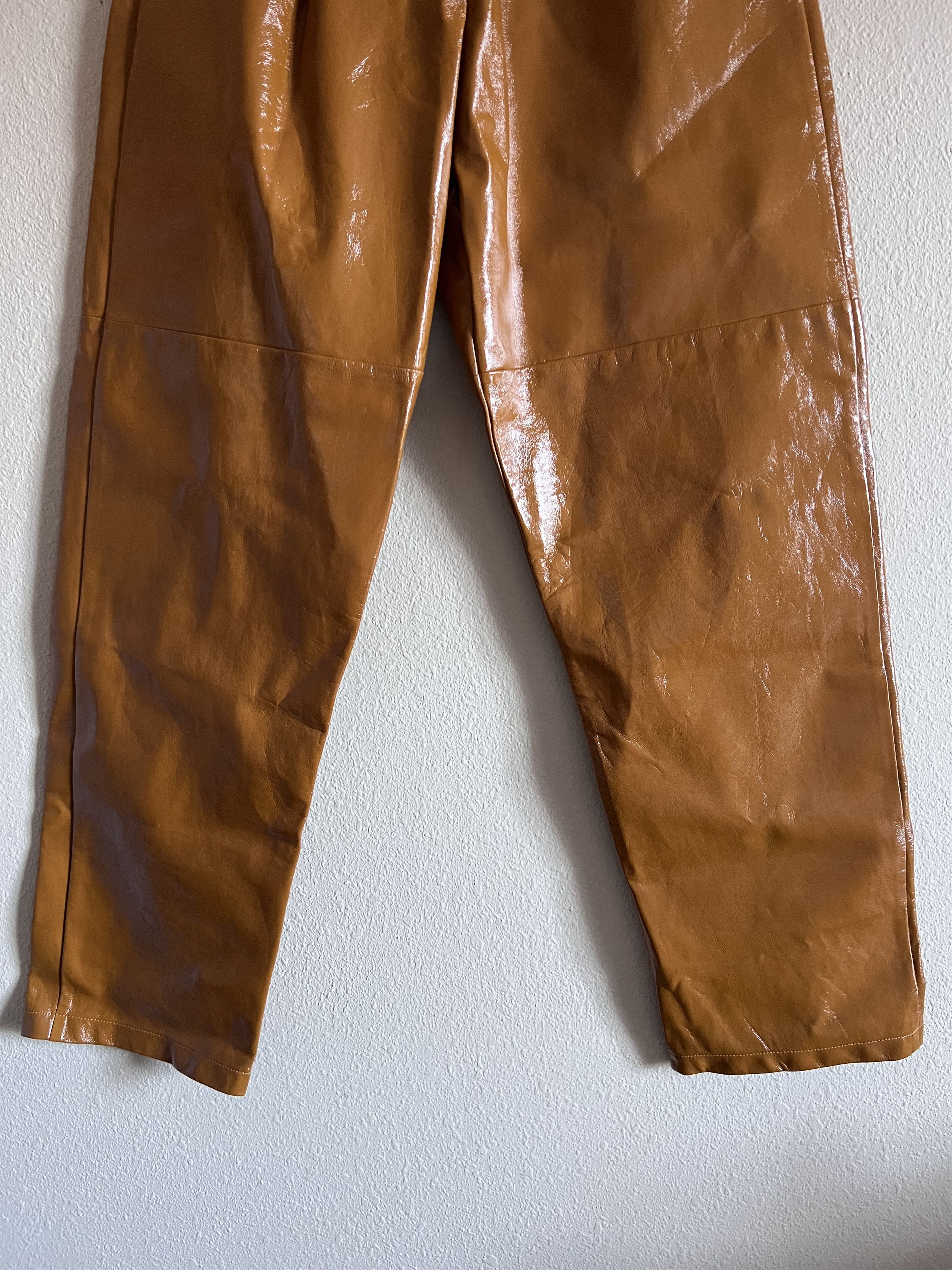 Prada Prada Runway Leather Pants in Caramel Size US 30 / EU 46 - 4 Thumbnail