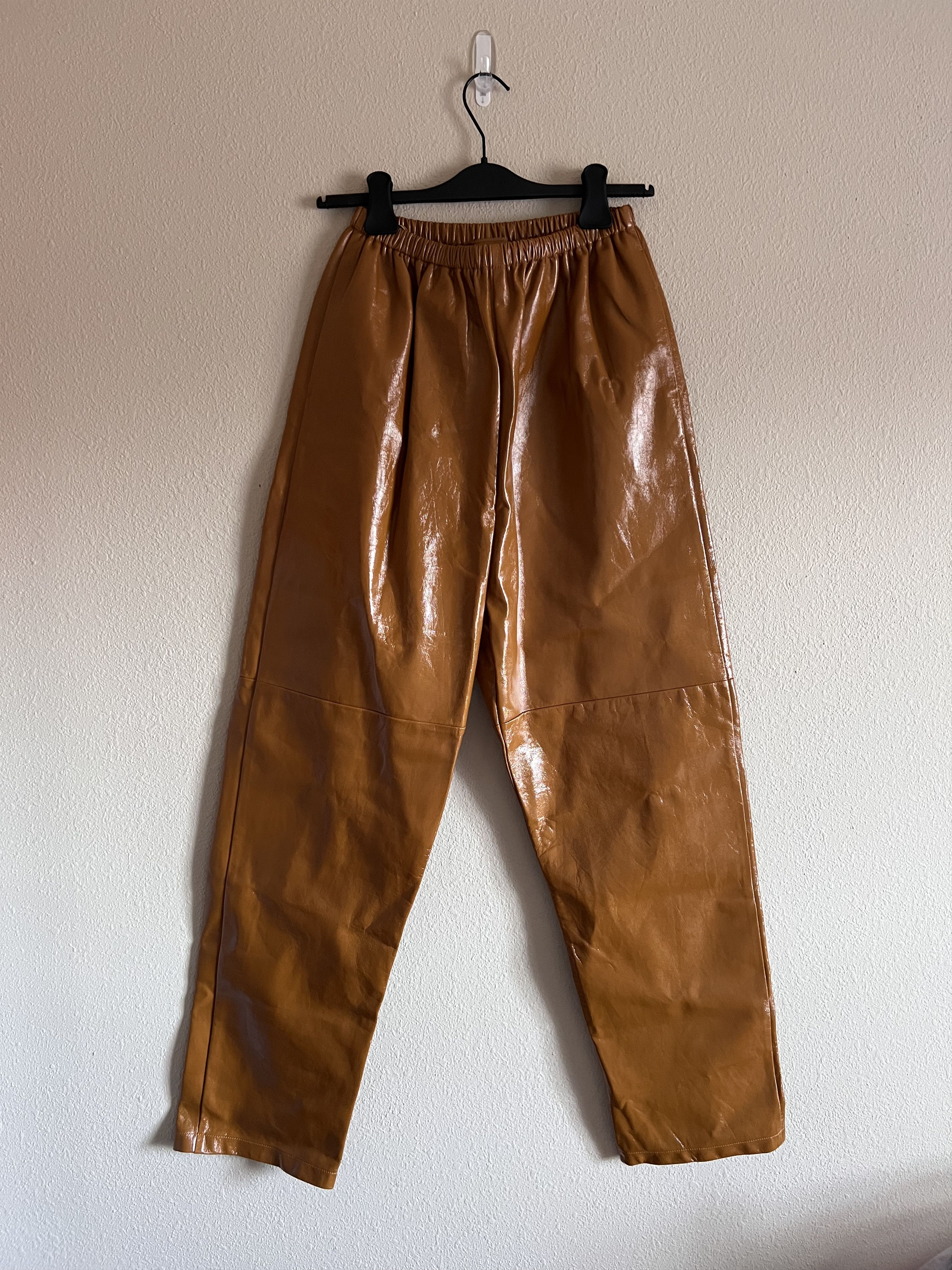 Prada Prada Runway Leather Pants in Caramel Size US 30 / EU 46 - 1 Thumbnail