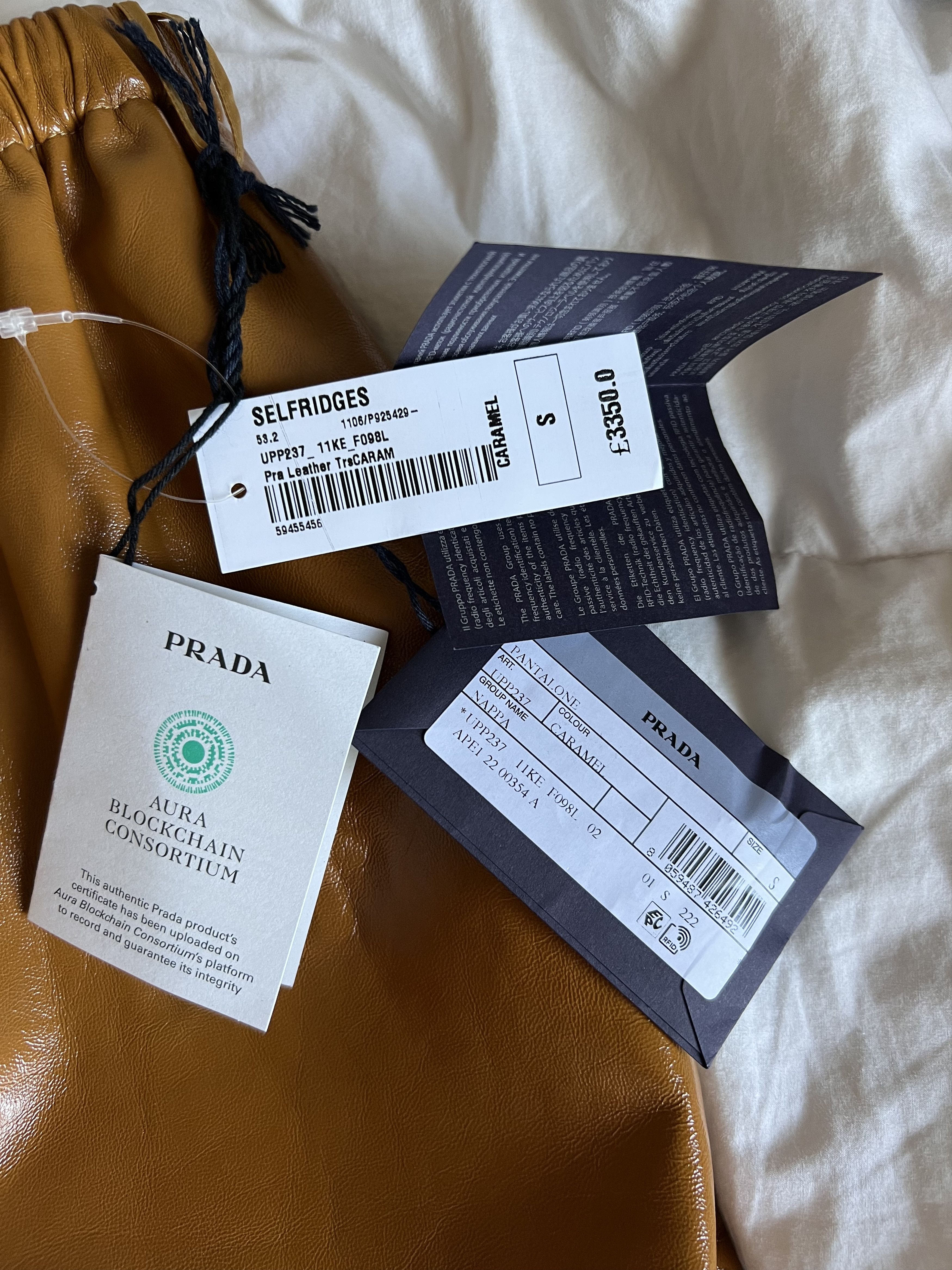 Prada Prada Runway Leather Pants in Caramel Size US 30 / EU 46 - 10 Thumbnail