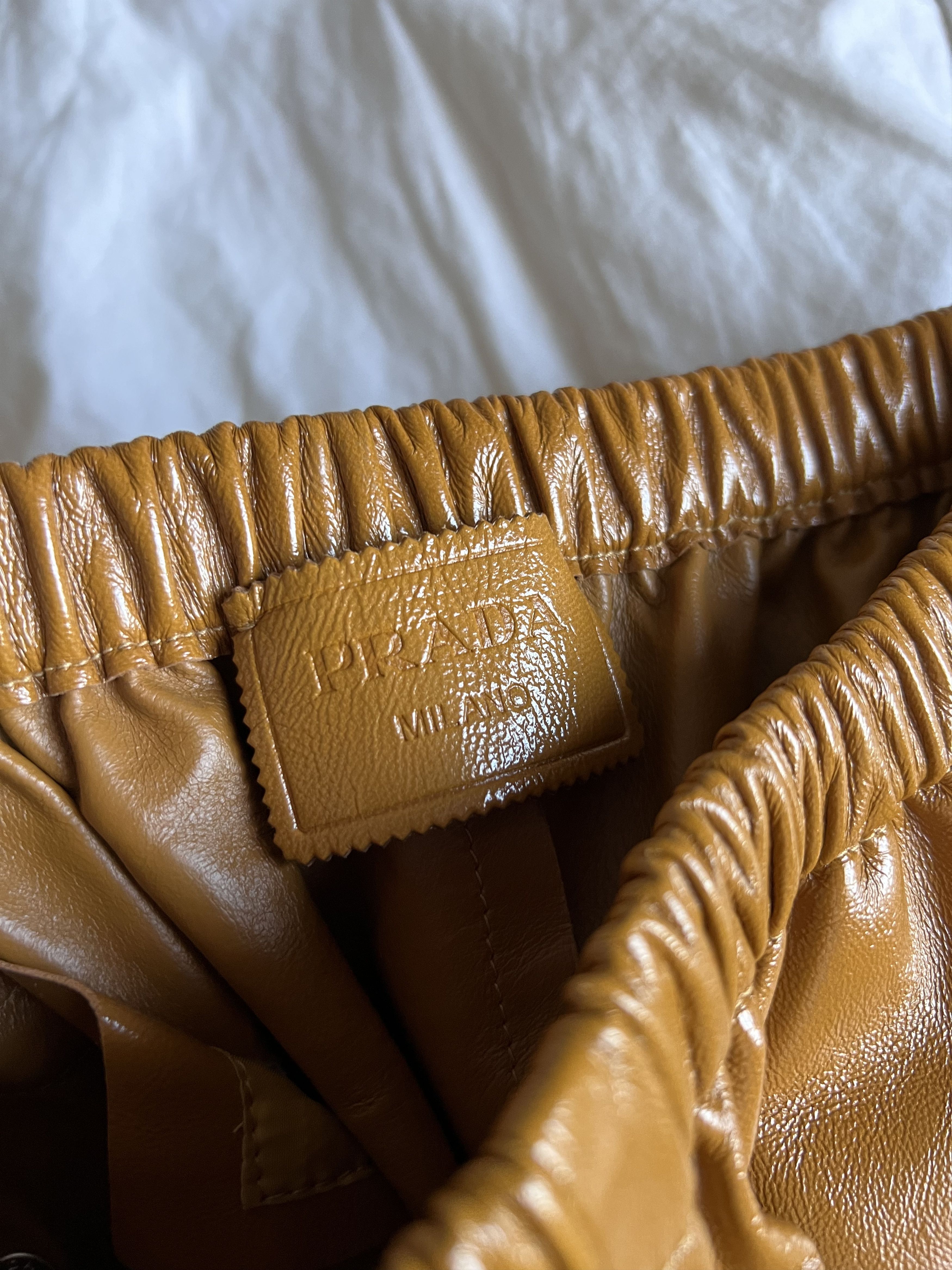 Prada Prada Runway Leather Pants in Caramel Size US 30 / EU 46 - 9 Thumbnail