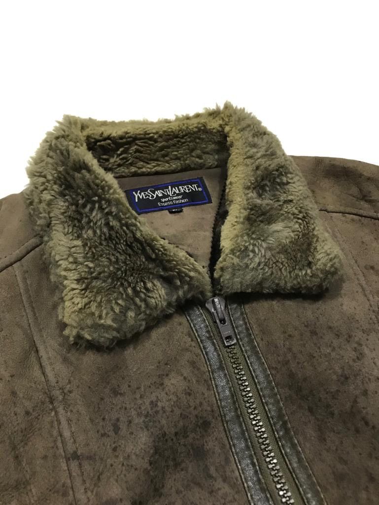 Yves Saint Laurent Type- B3 Shearling Leather Jacket Size US L / EU 52-54 / 3 - 4 Thumbnail