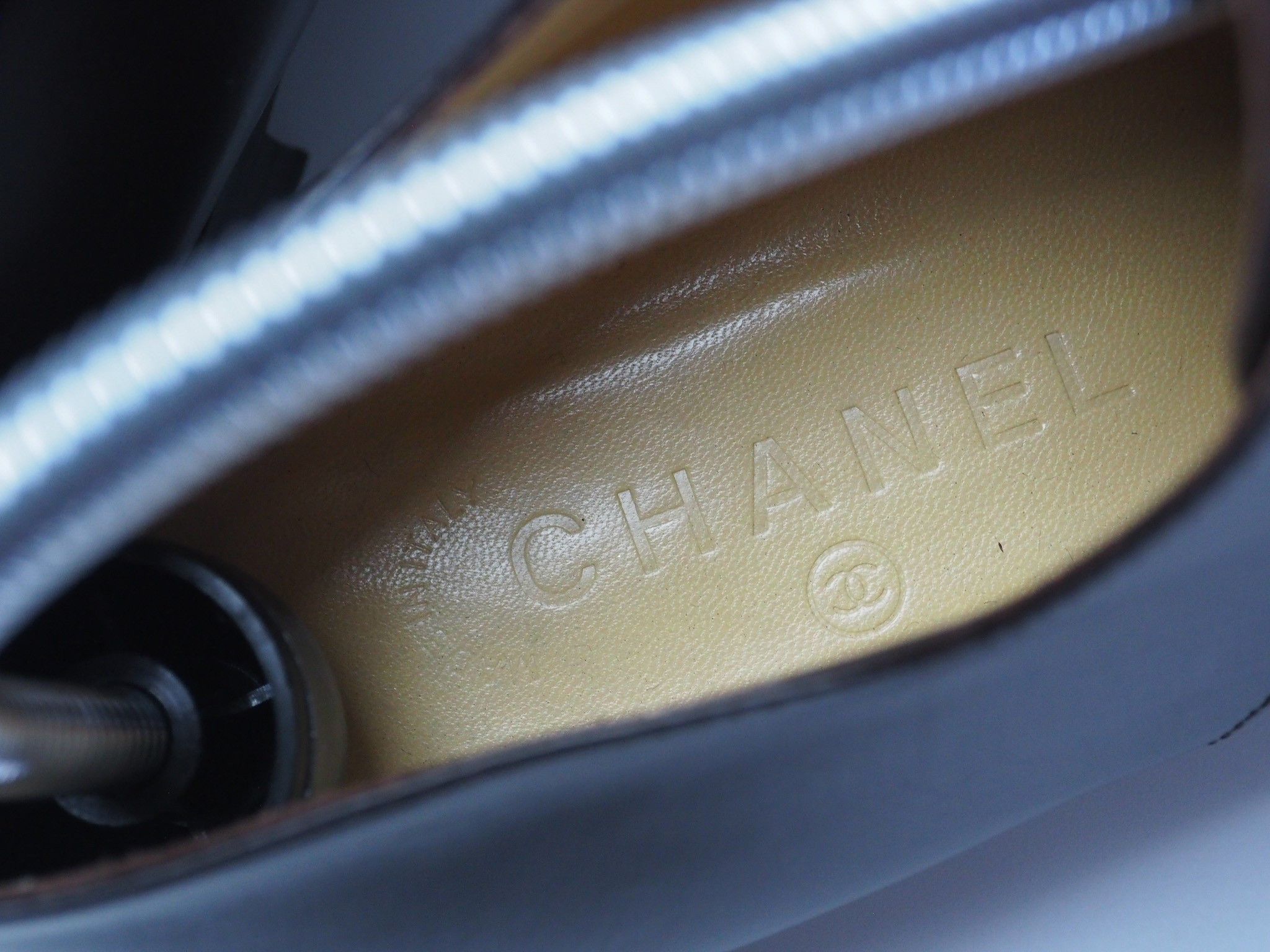 Chanel Marble Leather Craft Oxford Shoes Size US 7 / IT 37 - 10 Thumbnail