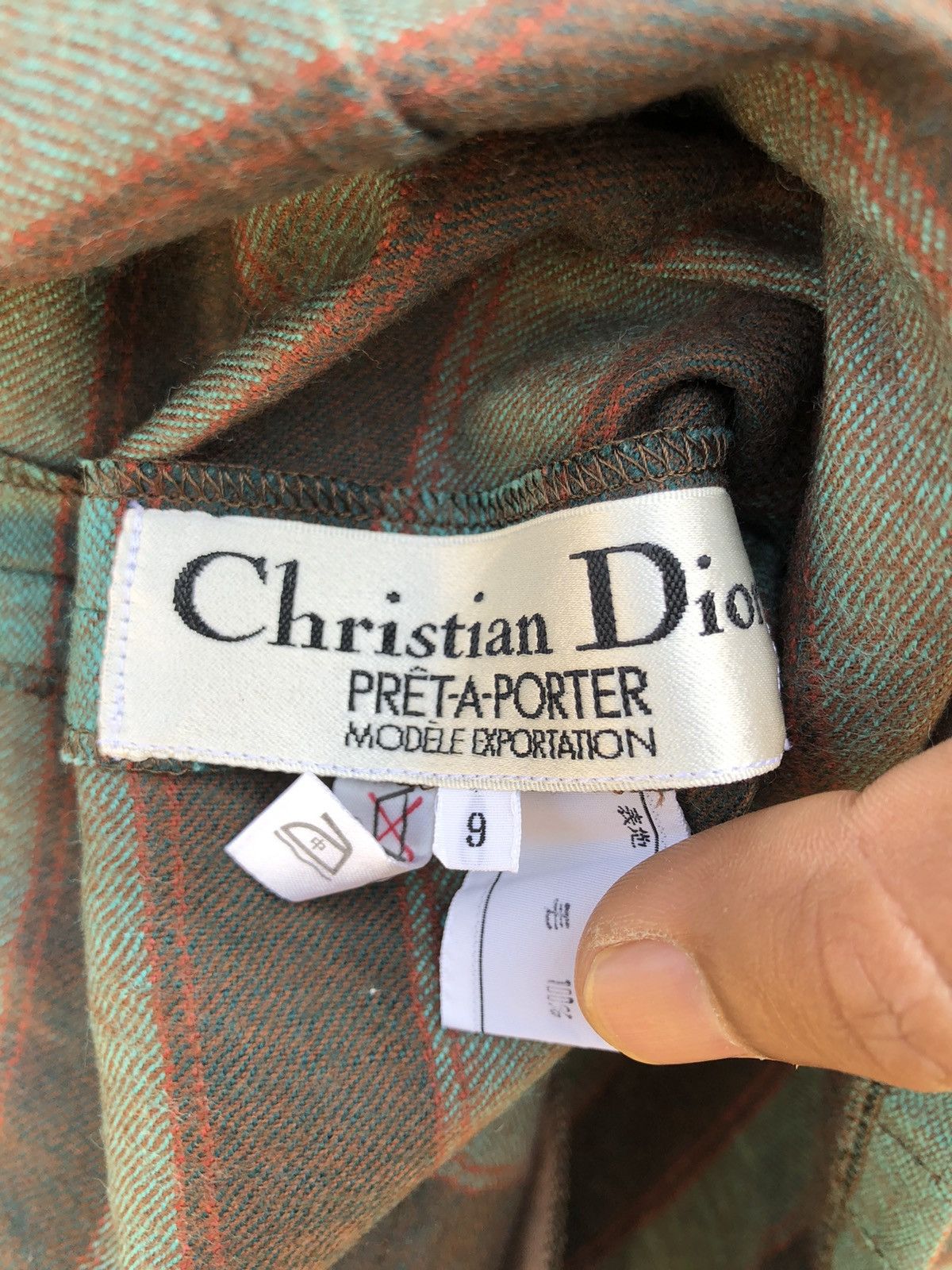 Christian Dior Monsieur Christian Dior Monsieur Checkered suit Long Sleeve Size S / US 4 / IT 40 - 5 Thumbnail