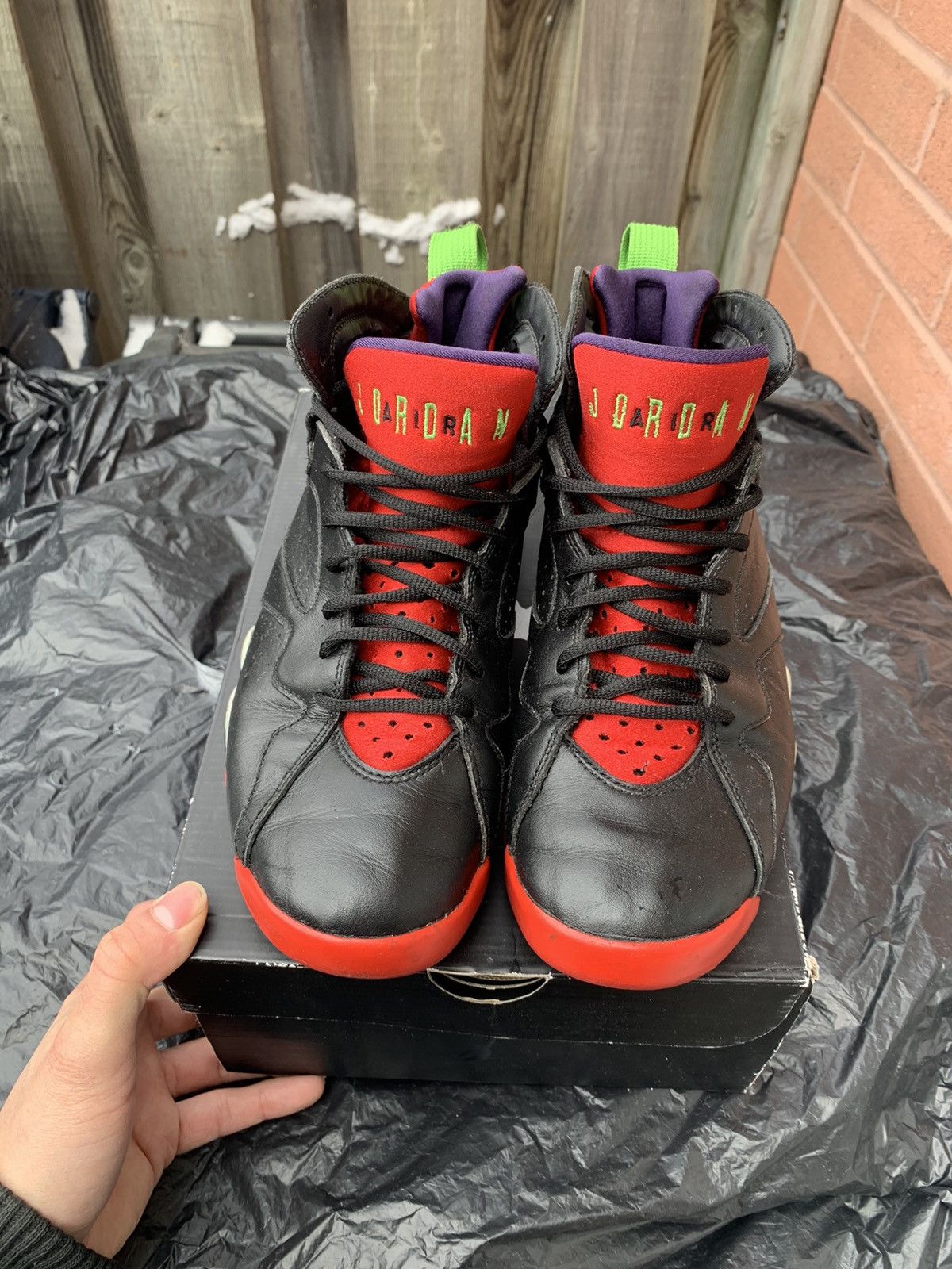 Jordan Brand × Nike Air Jordan 7 Retro Marvin the Martian 2015 Size US 7 / EU 40 - 2 Thumbnail