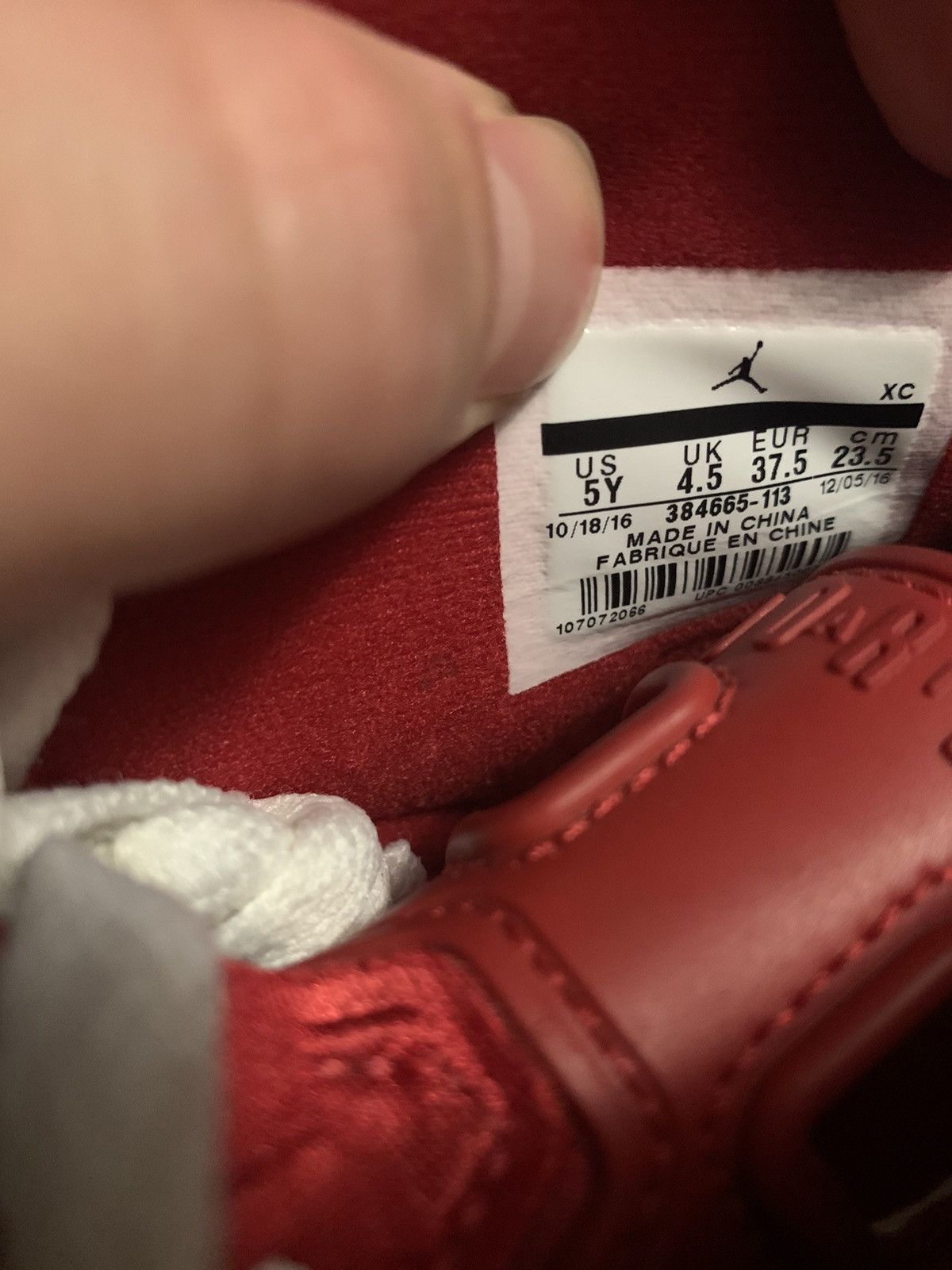 Jordan Brand × Nike Air Jordan 6 Retro GS Alternate Size US 5 / EU 37 - 7 Thumbnail