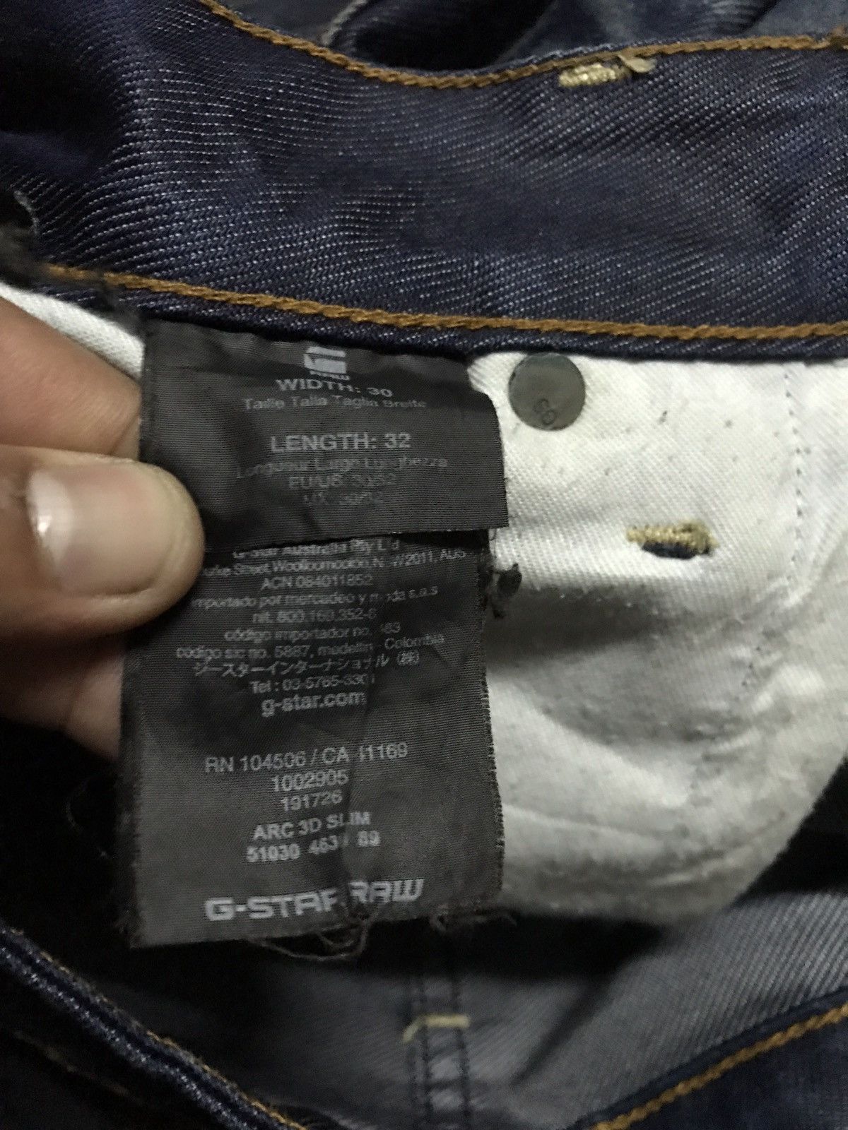 G-Star G-Star RAW slim fit jeans Size US 32 / EU 48 - 14 Thumbnail