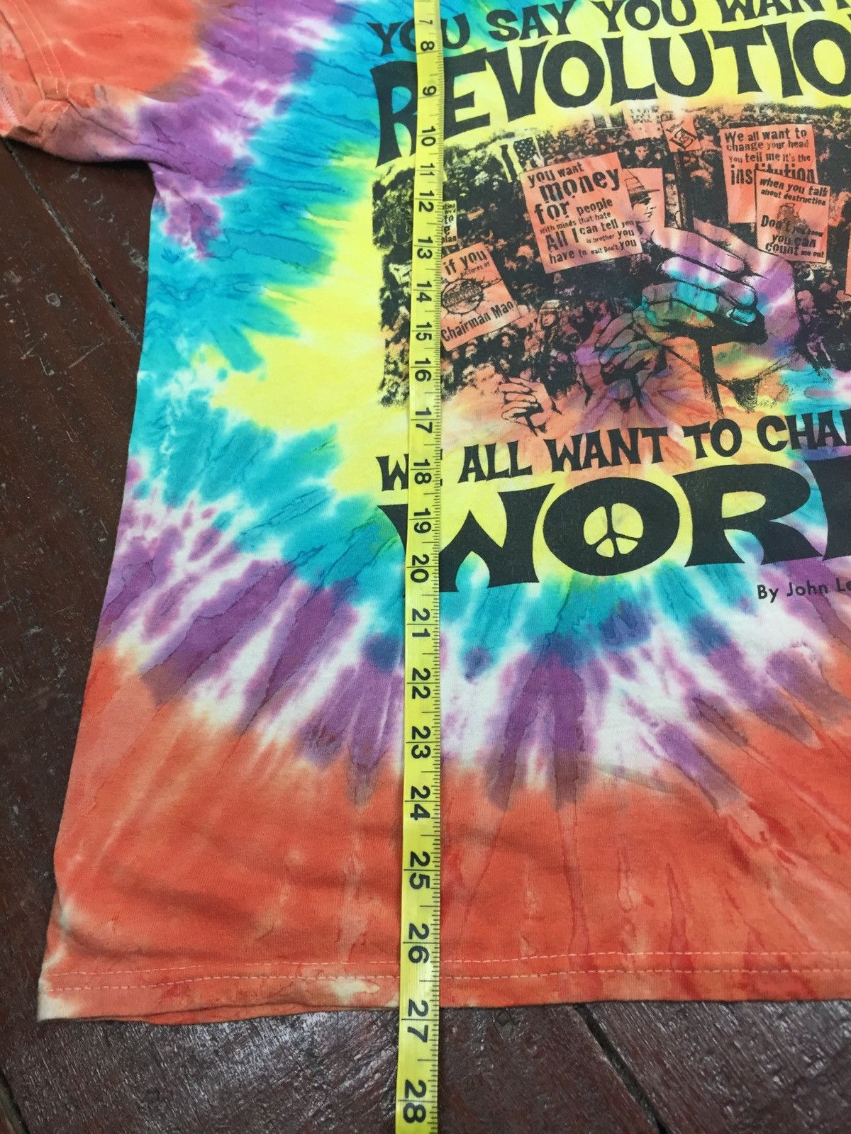 Band Tees John Lennon & Paul McCartney The Beetles revolution tye dye Size US M / EU 48-50 / 2 - 7 Thumbnail