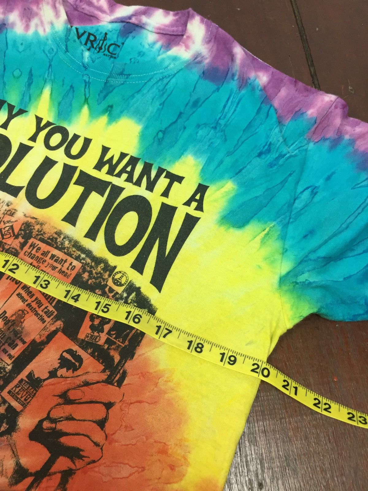 Band Tees John Lennon & Paul McCartney The Beetles revolution tye dye Size US M / EU 48-50 / 2 - 6 Thumbnail
