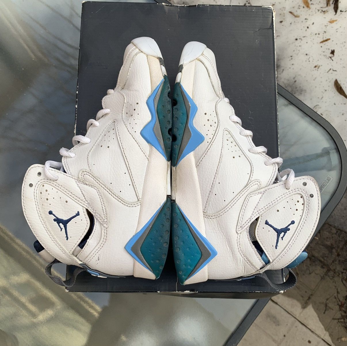 Jordan Brand × Nike Air Jordan 7 BG French Blue Size US 5 / EU 37 - 6 Thumbnail