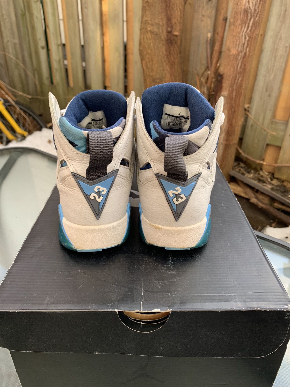 Jordan Brand × Nike Air Jordan 7 BG French Blue Size US 5 / EU 37 - 4 Thumbnail