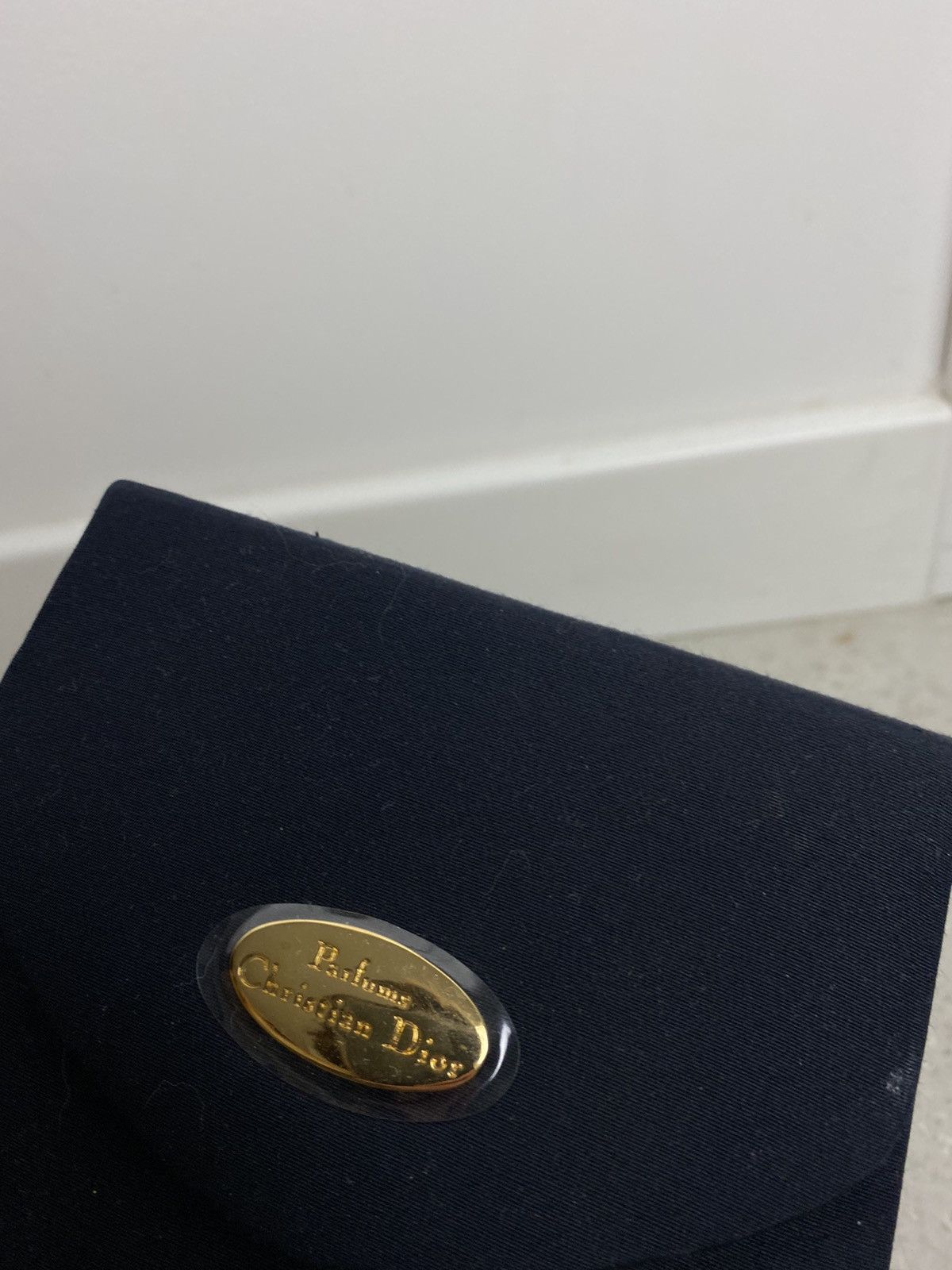 Christian Dior Monsieur Christian Dior parfums small hand bag black golden vintage Size ONE SIZE - 2 Thumbnail
