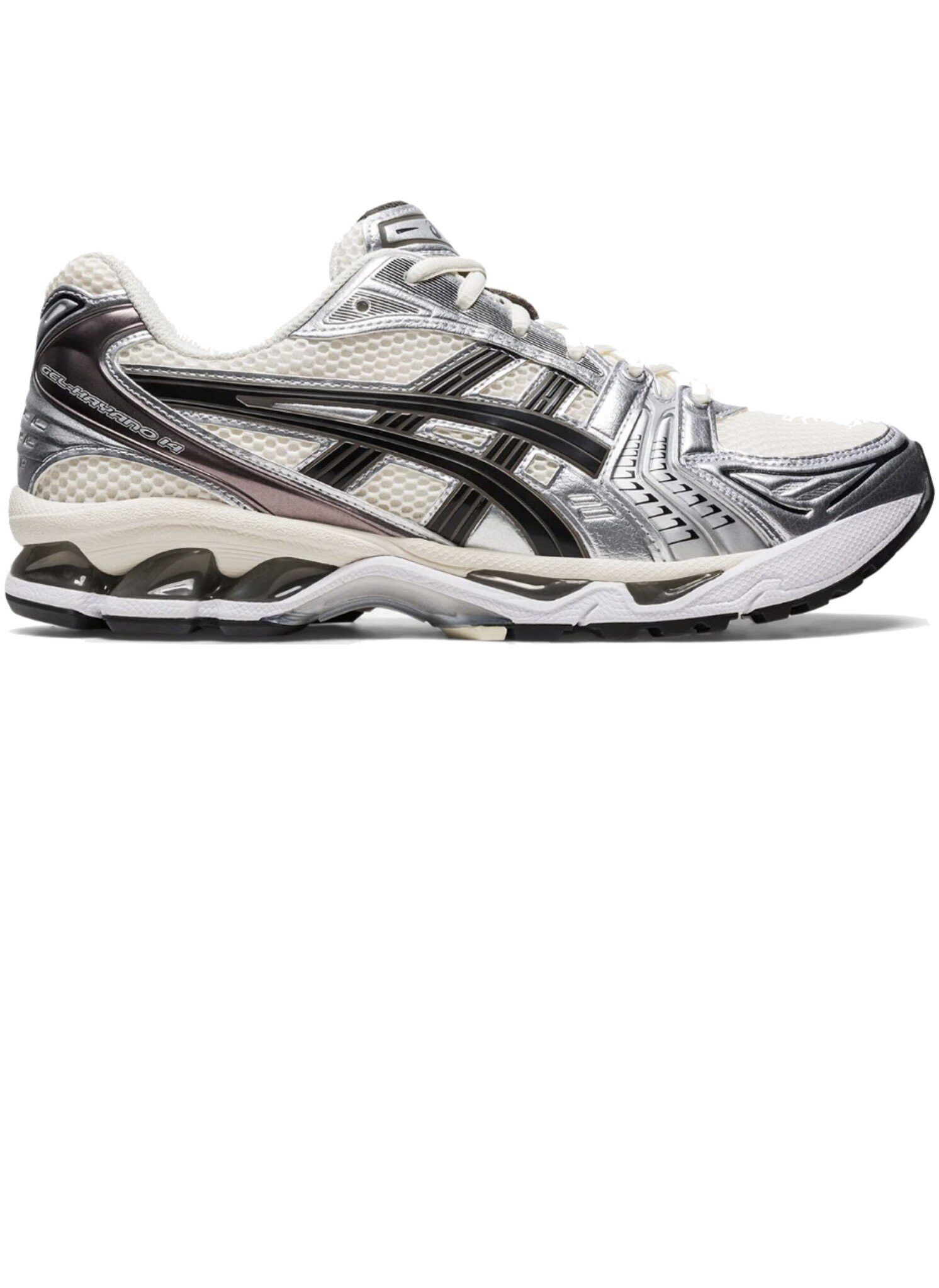 kayano 14 asics cream black