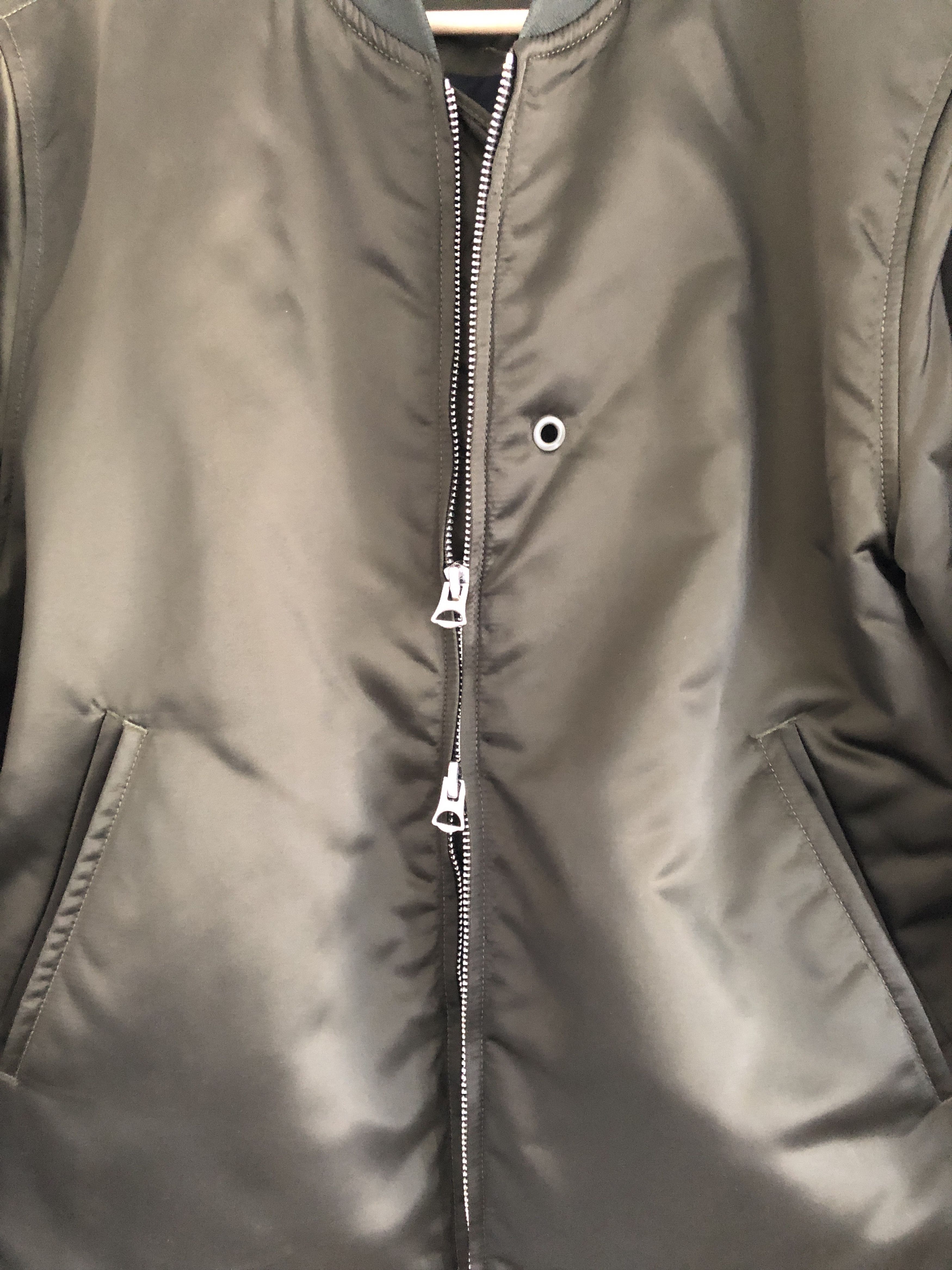 Acne Studios Acne Studios Mylon PSS17 Bomber jacket green Size US M / EU 48-50 / 2 - 9 Thumbnail