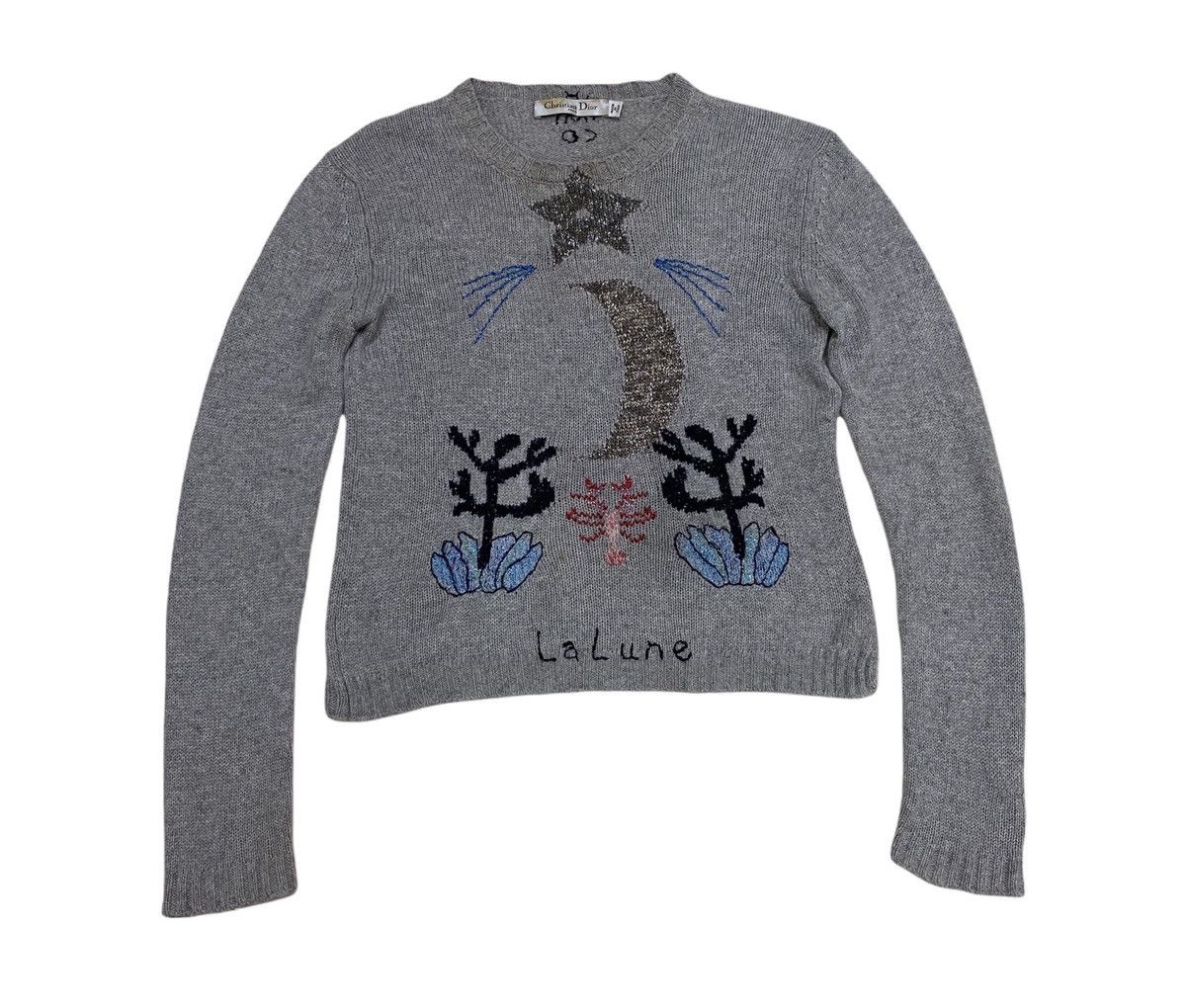 Christian Dior Monsieur 2017 LA LUNE GREY KNITWEAR SWEATER Size US S / EU 44-46 / 1 - 1 Thumbnail