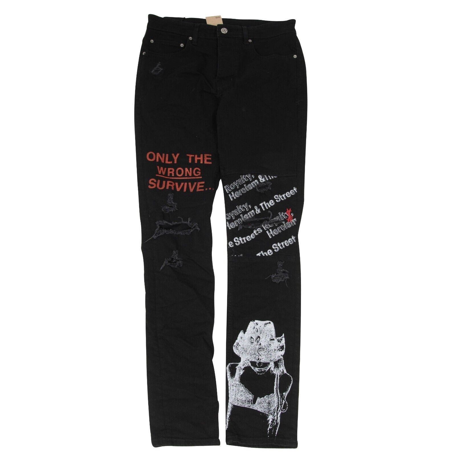 Black Chitch Slim Laid Back Survive Denim Jeans - 01308