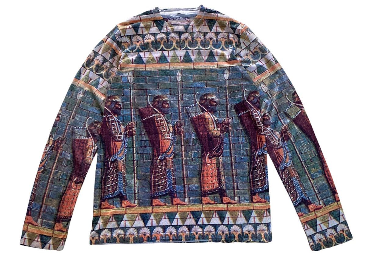 Jean Paul Gaultier VINTAGE PHARAOH PRINT LIKE JEAN PAUL GAULTIER L-SLEEVE SHIRT Size US S / EU 44-46 / 1 - 1 Thumbnail