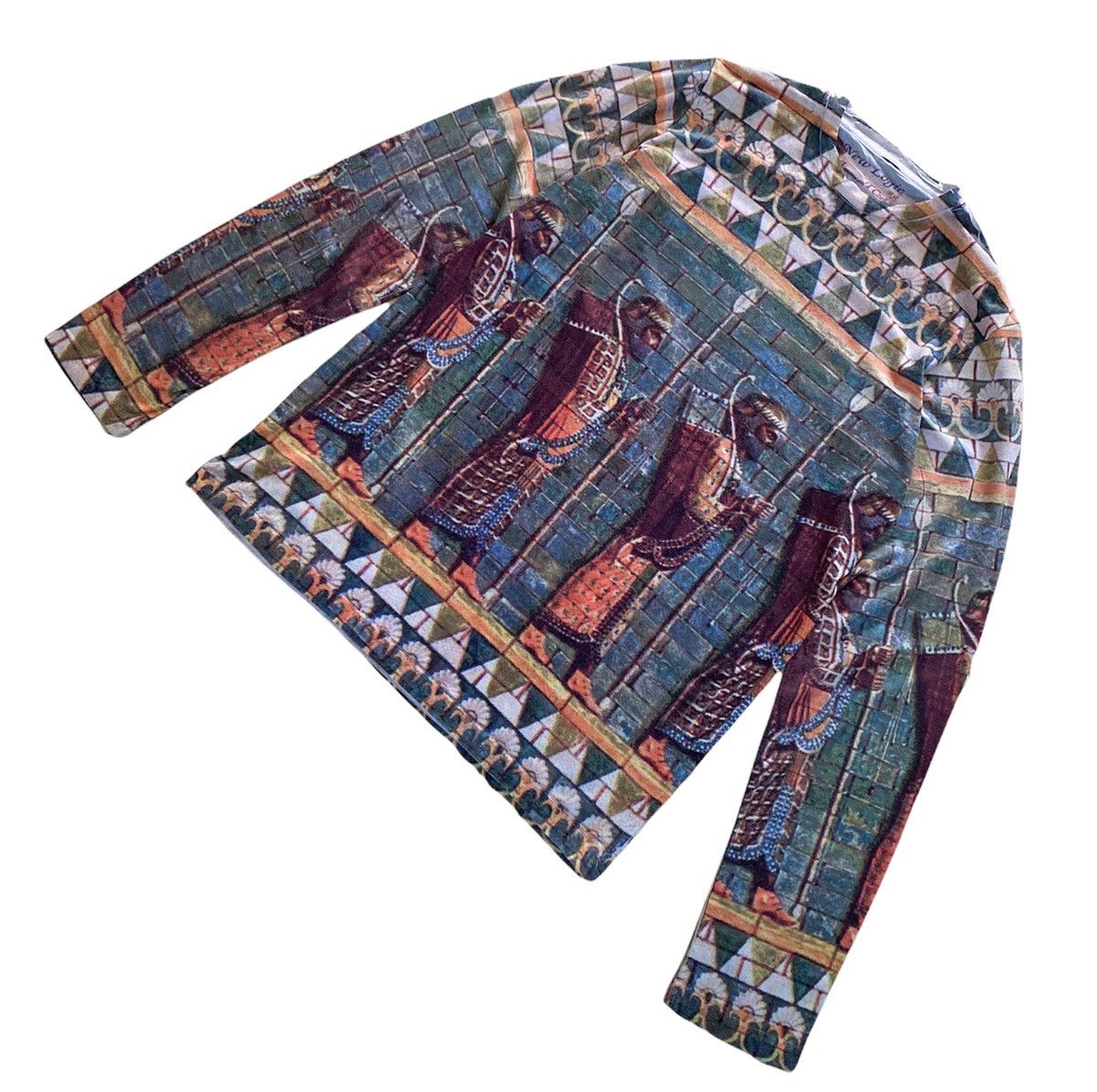 Jean Paul Gaultier VINTAGE PHARAOH PRINT LIKE JEAN PAUL GAULTIER L-SLEEVE SHIRT Size US S / EU 44-46 / 1 - 4 Thumbnail