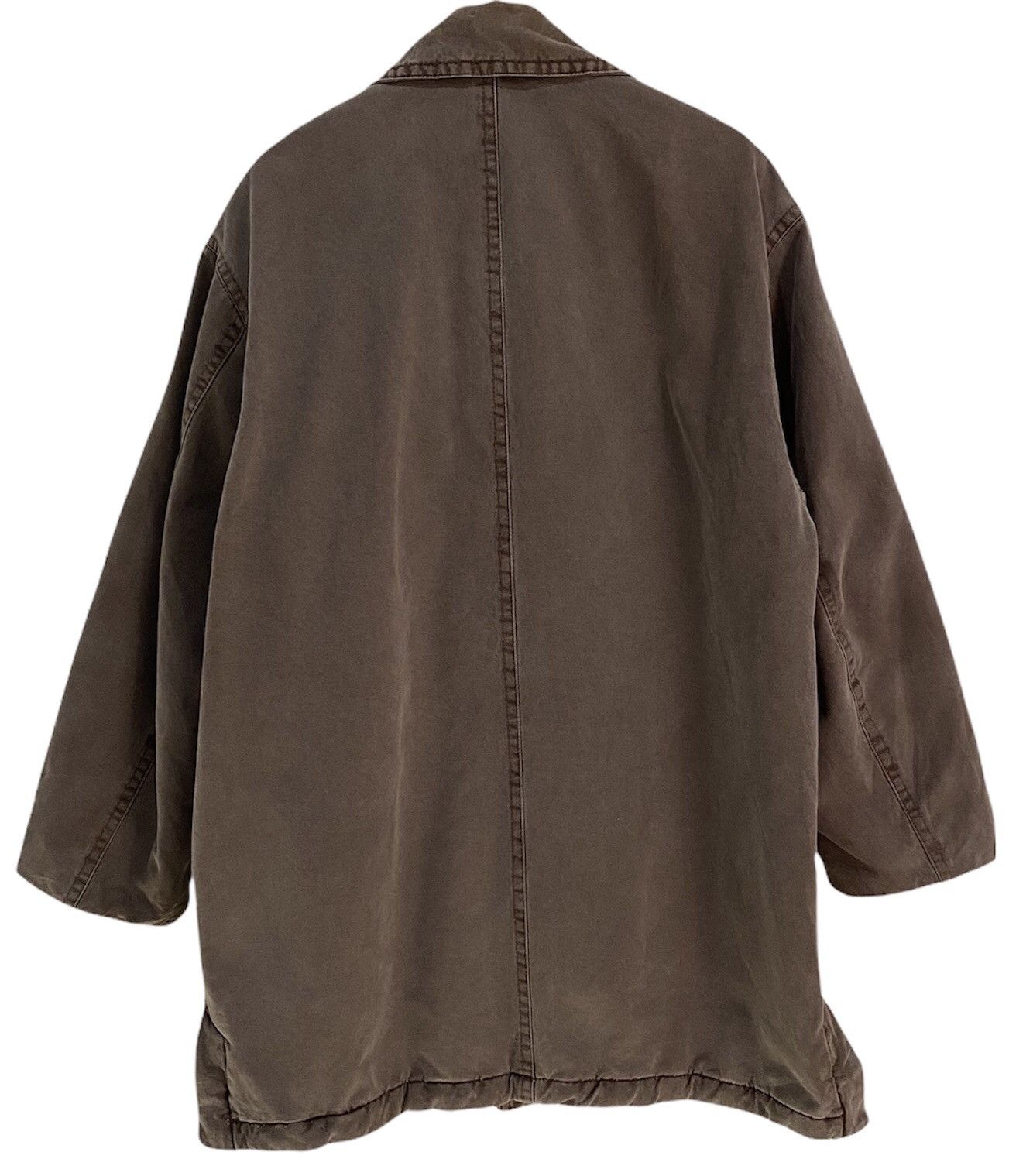 Giorgio Armani Rare Giorgio Armani Old Stone Long Jacket Size US XL / EU 56 / 4 - 7 Thumbnail