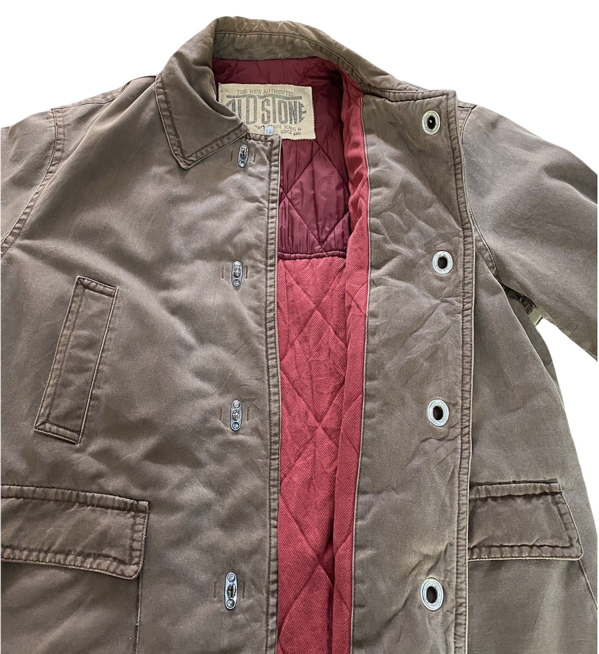 Giorgio Armani Rare Giorgio Armani Old Stone Long Jacket Size US XL / EU 56 / 4 - 10 Thumbnail