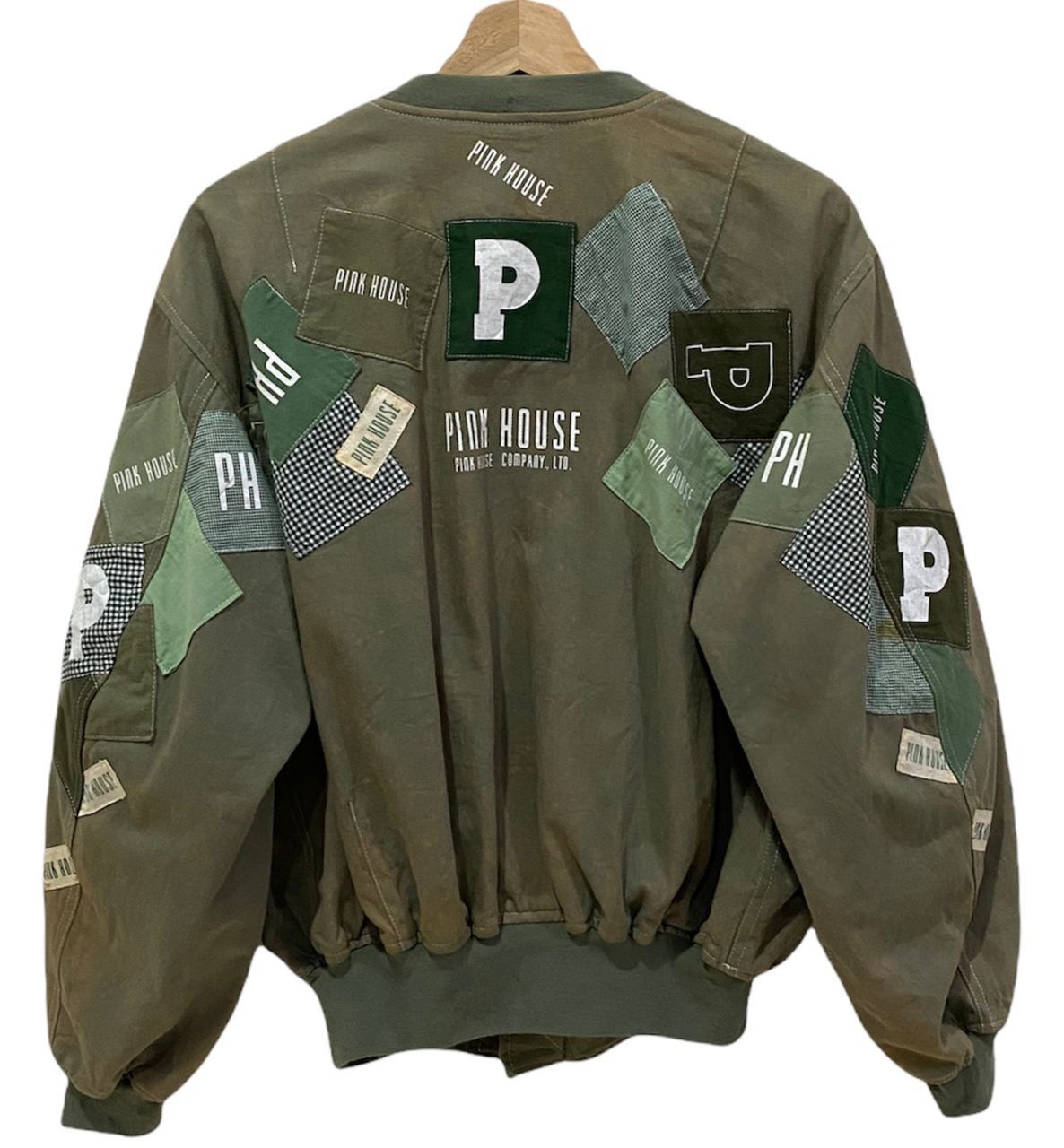 Issey Miyake RARE🔥Pink House Ma+ Patchwork Distressed Bomber Jacket Size US M / EU 48-50 / 2 - 3 Thumbnail