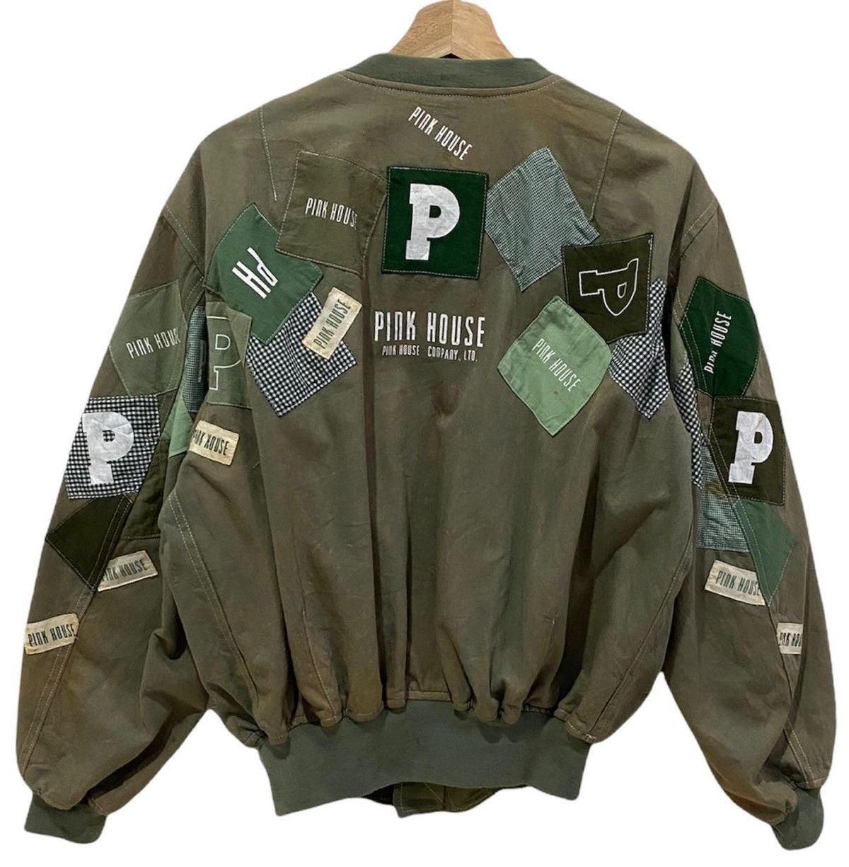 Issey Miyake RARE🔥Pink House Ma+ Patchwork Distressed Bomber Jacket Size US M / EU 48-50 / 2 - 5 Thumbnail