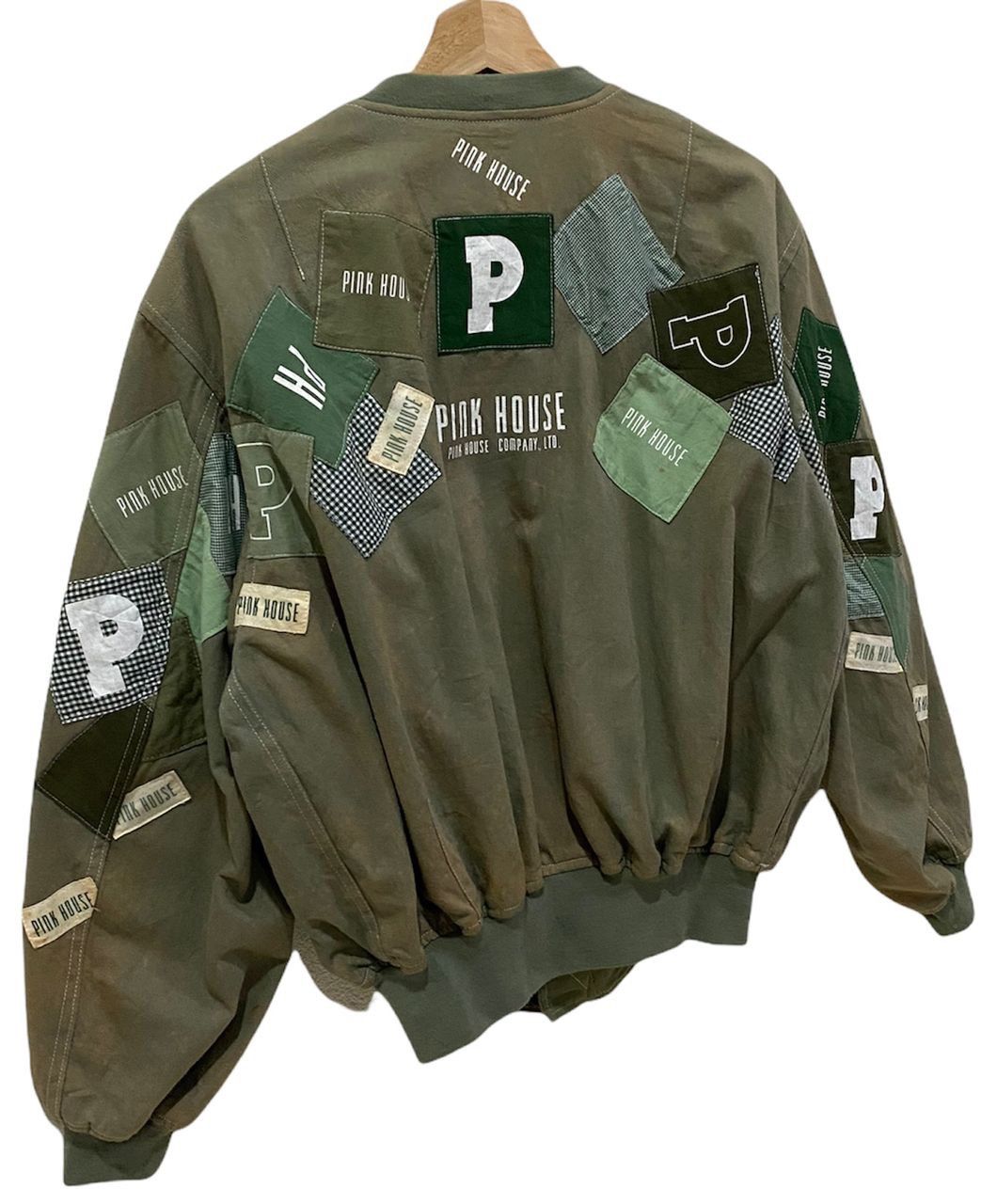 Issey Miyake RARE🔥Pink House Ma+ Patchwork Distressed Bomber Jacket Size US M / EU 48-50 / 2 - 9 Thumbnail