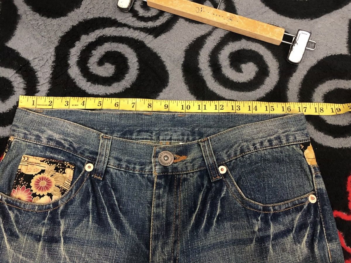 Japanese Brand Japanese Koi Fish Motive Jeans Size US 34 / EU 50 - 11 Thumbnail